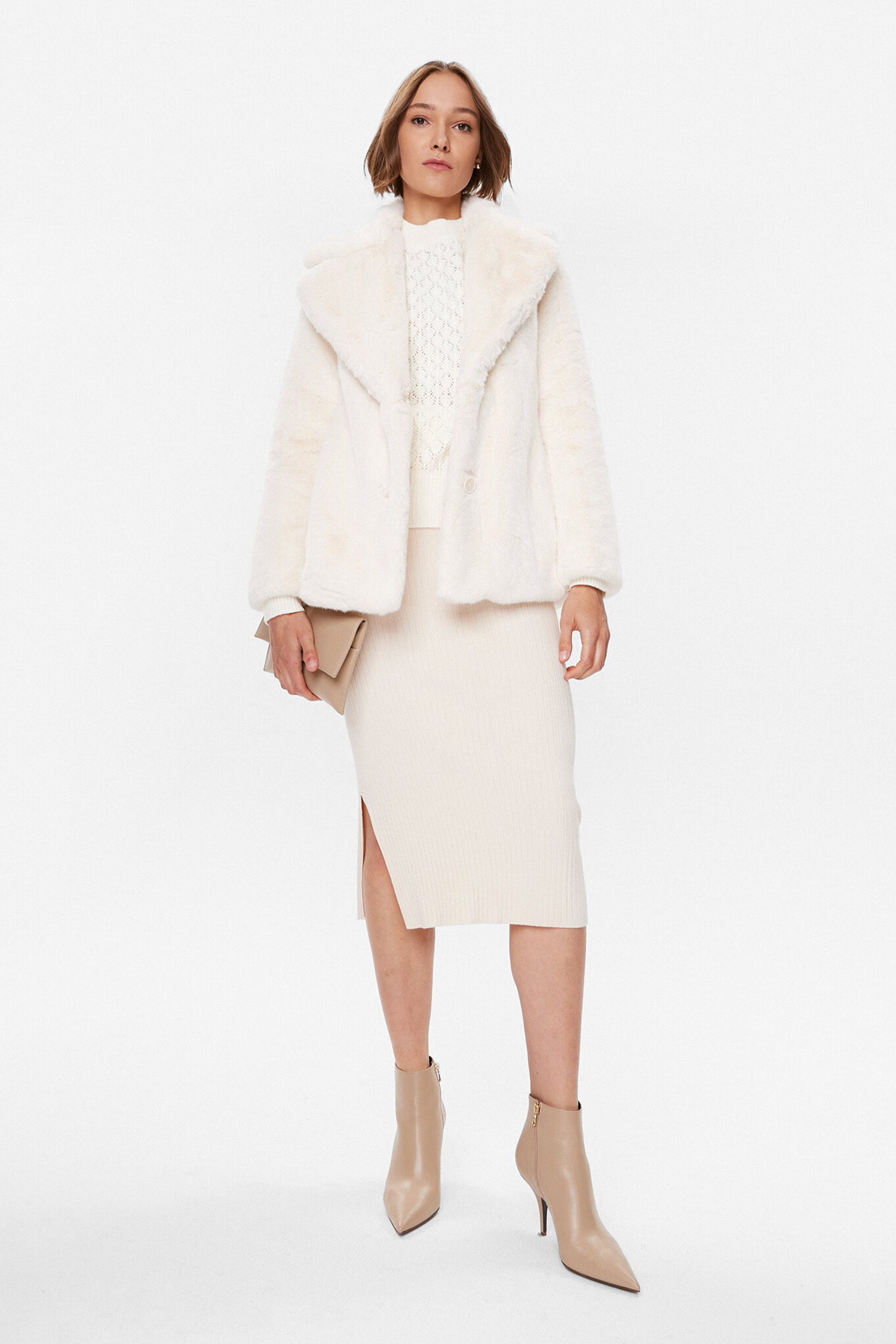 Женский белый свитер Guess W3BR37.Z2X40;G012