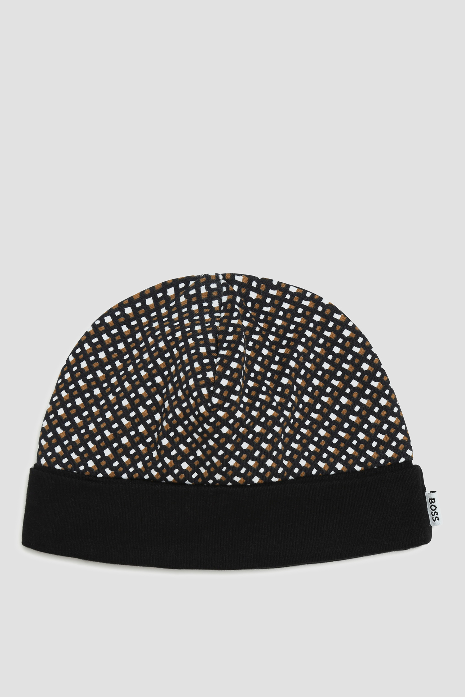 Детский комплект одежды с узором (комбинезон, шапочка) BOSS kids J98438;09B