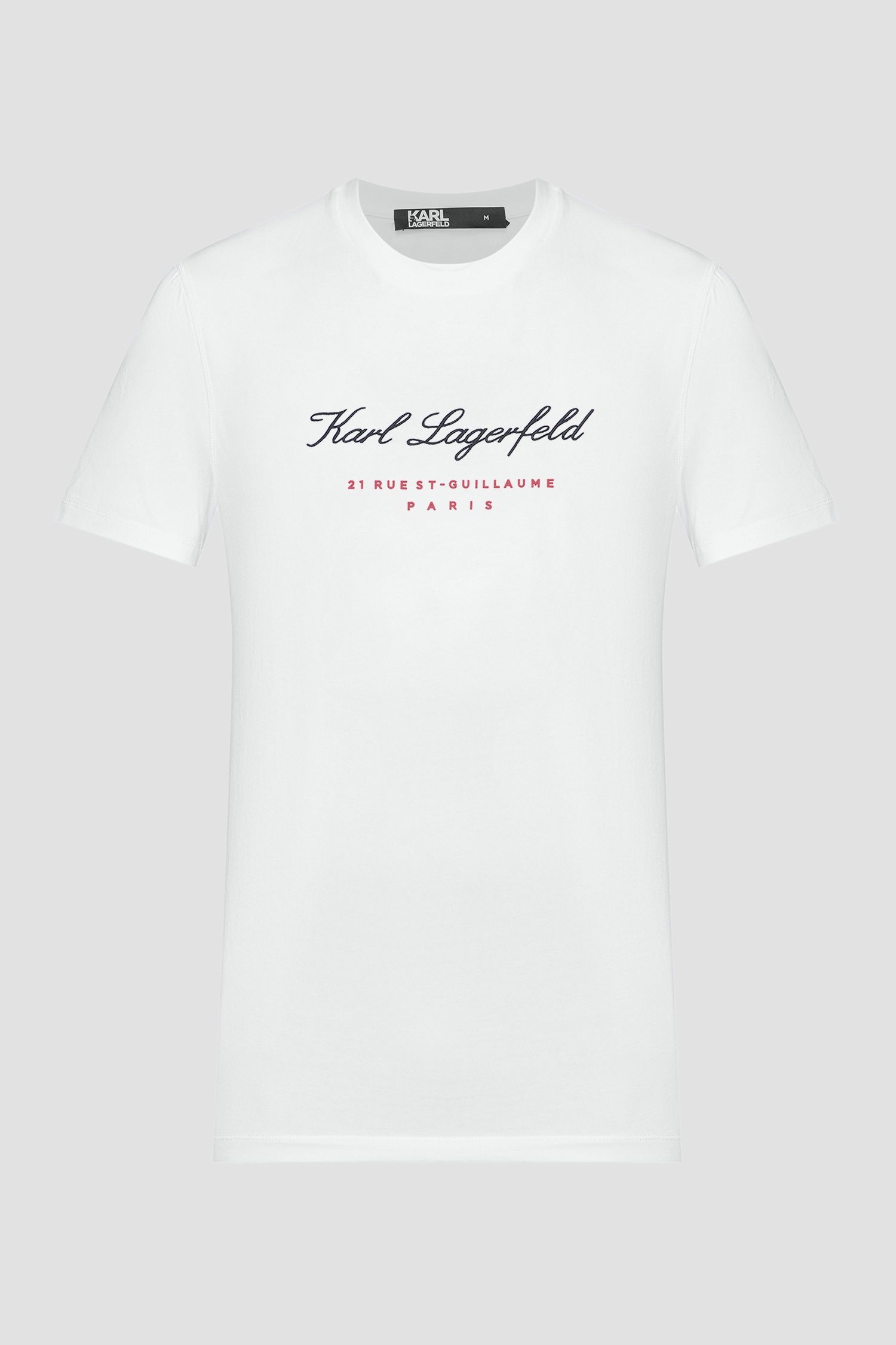 Мужская белая футболка Karl Lagerfeld 534221.755422;80