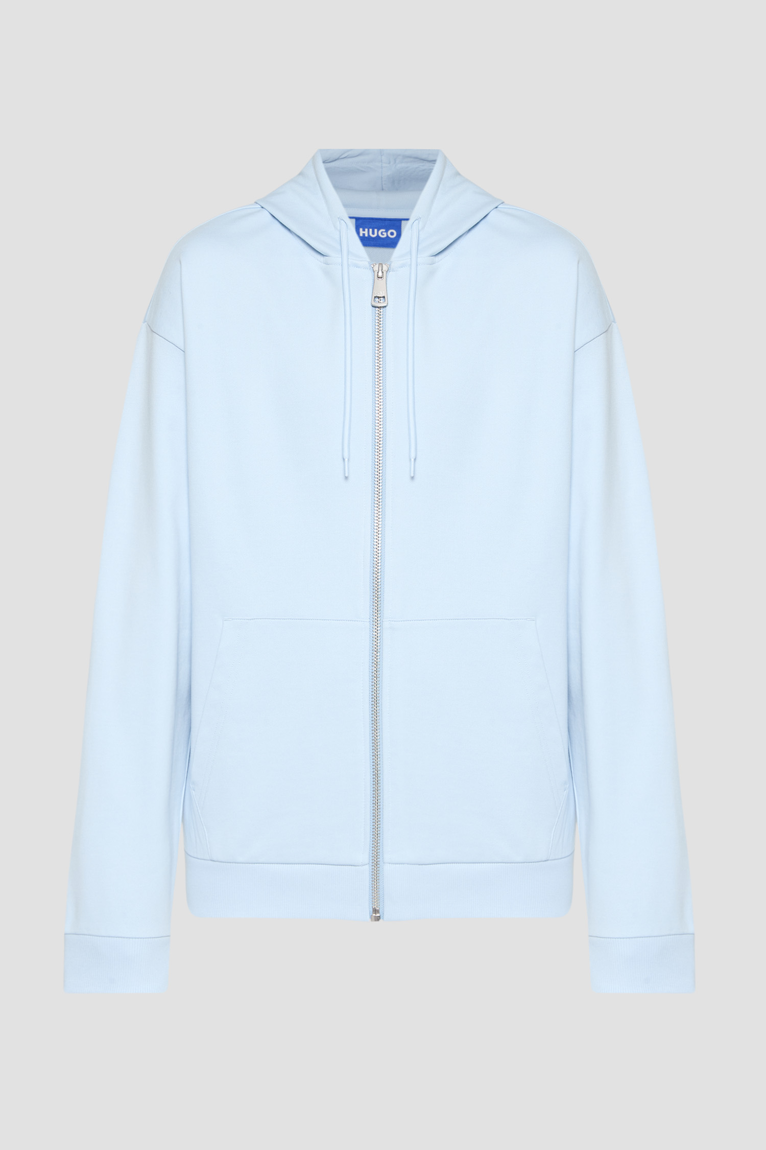 Мужская голубая кофта на молнии HUGO BLUE 50539895;487