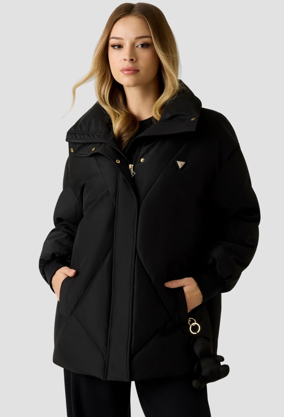 Жіноча чорна куртка Guess V5BL13.WHHZ2;JBLK — Ultrashop