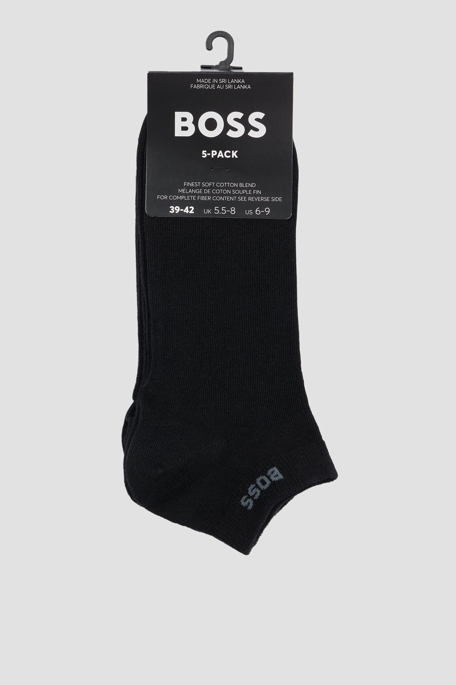 Мужские черные носки (5 пар) BOSS 50493197;001