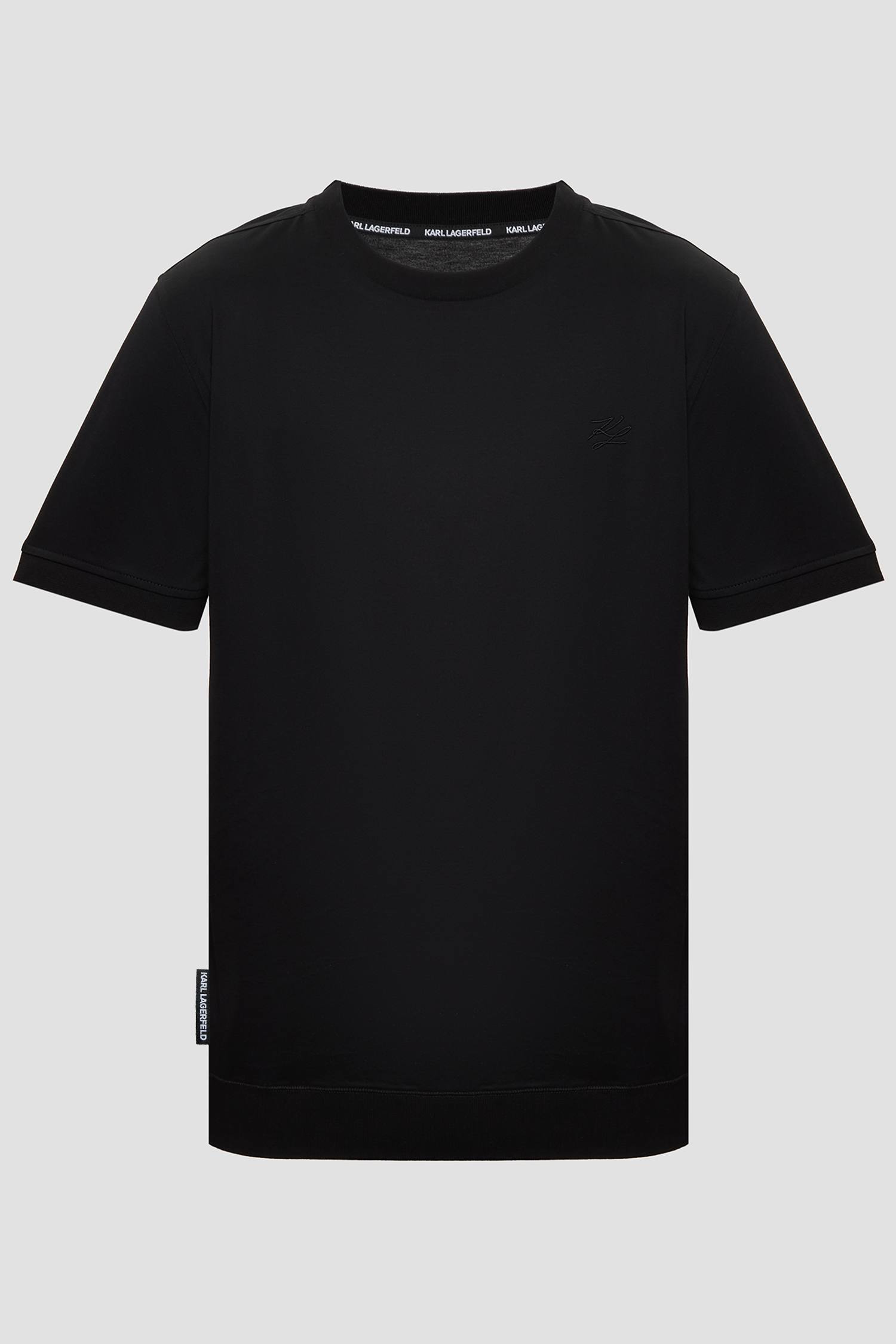 Мужская черная футболка Karl Lagerfeld 552200.755000;990