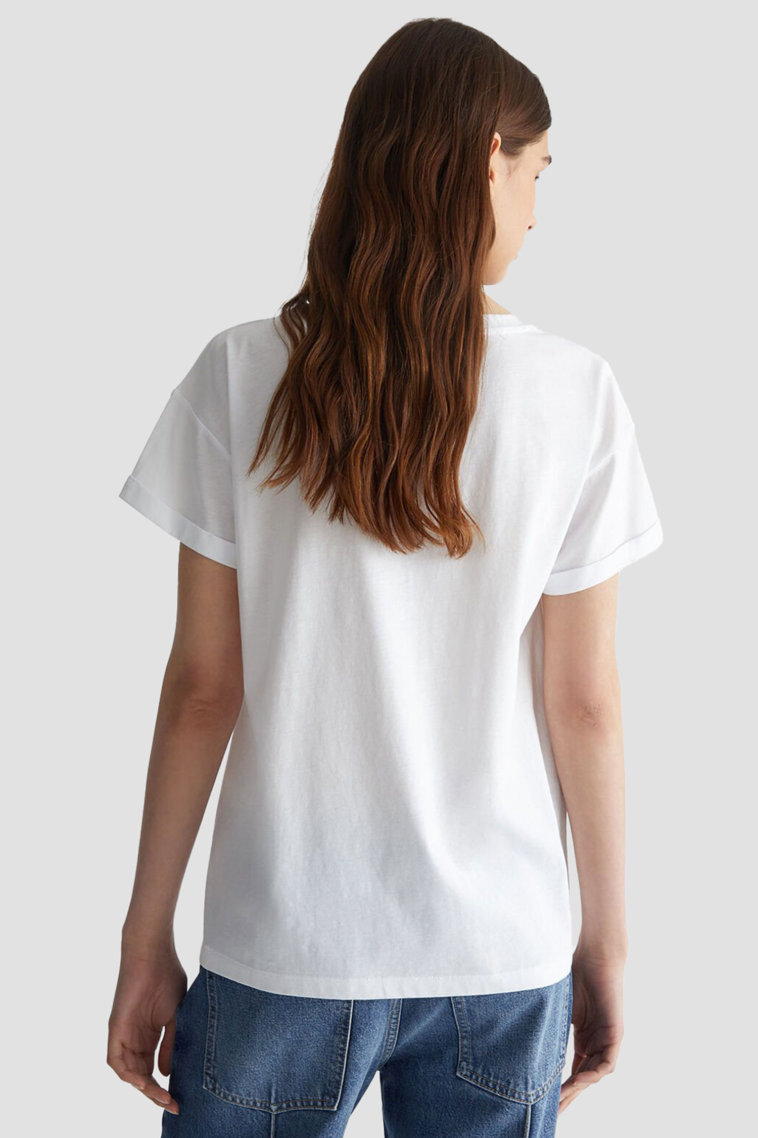 Жіноча біла футболка Liu Jo WF4284.J5904;11111