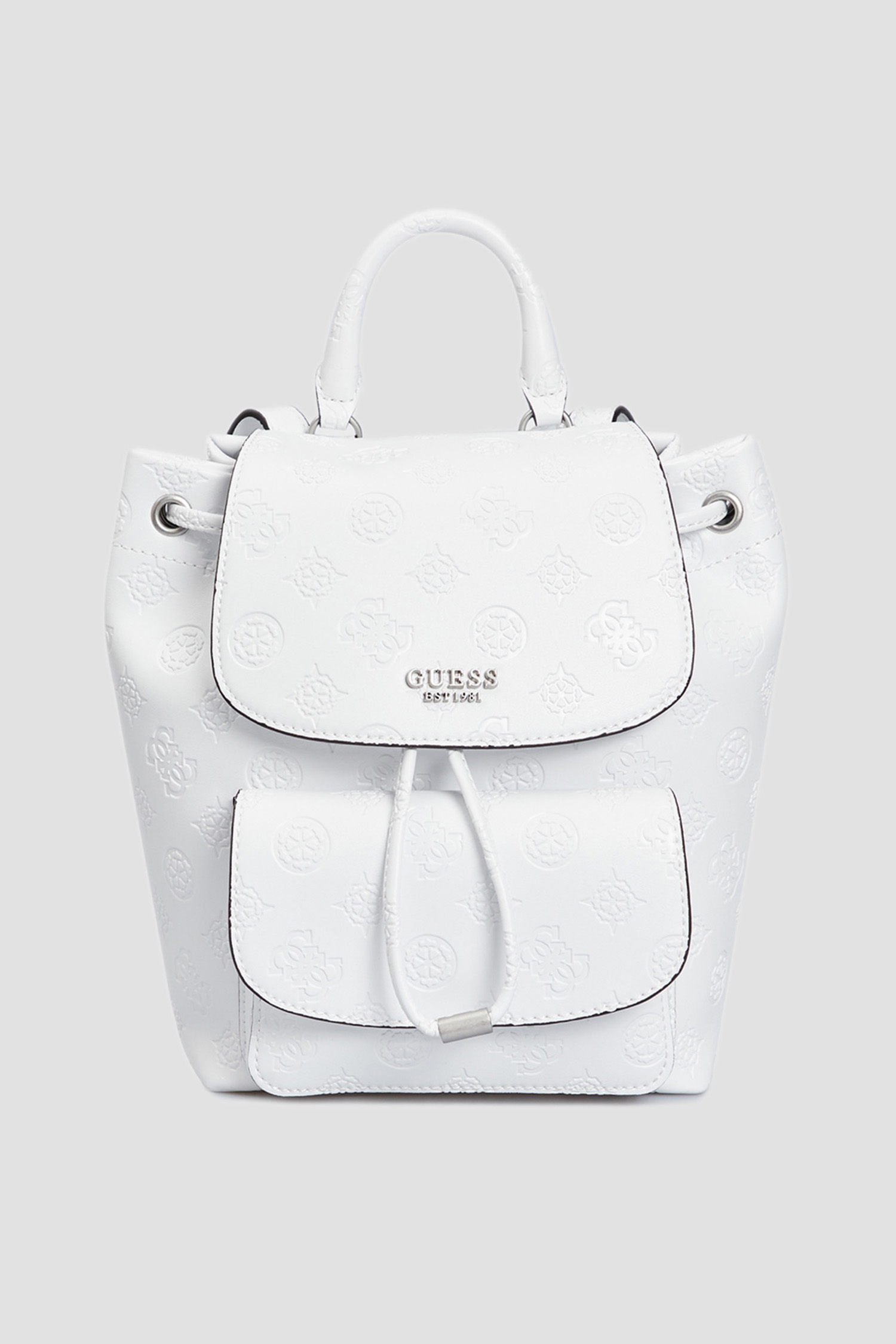 Жіночий білий рюкзак Guess HWPO87.47310;WHI
