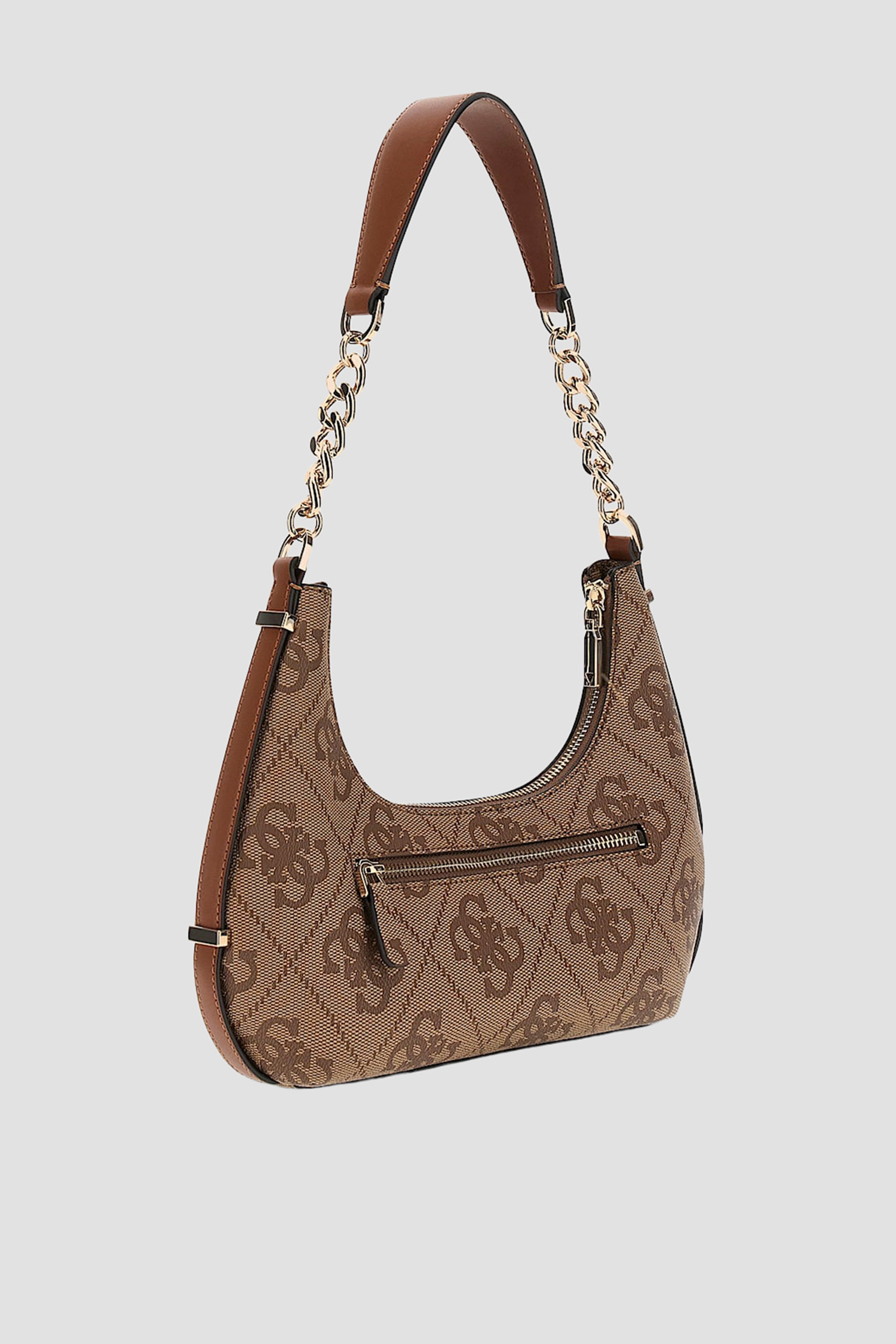 Женская коричневая сумка с узором Guess HWSO78.38180;LTL