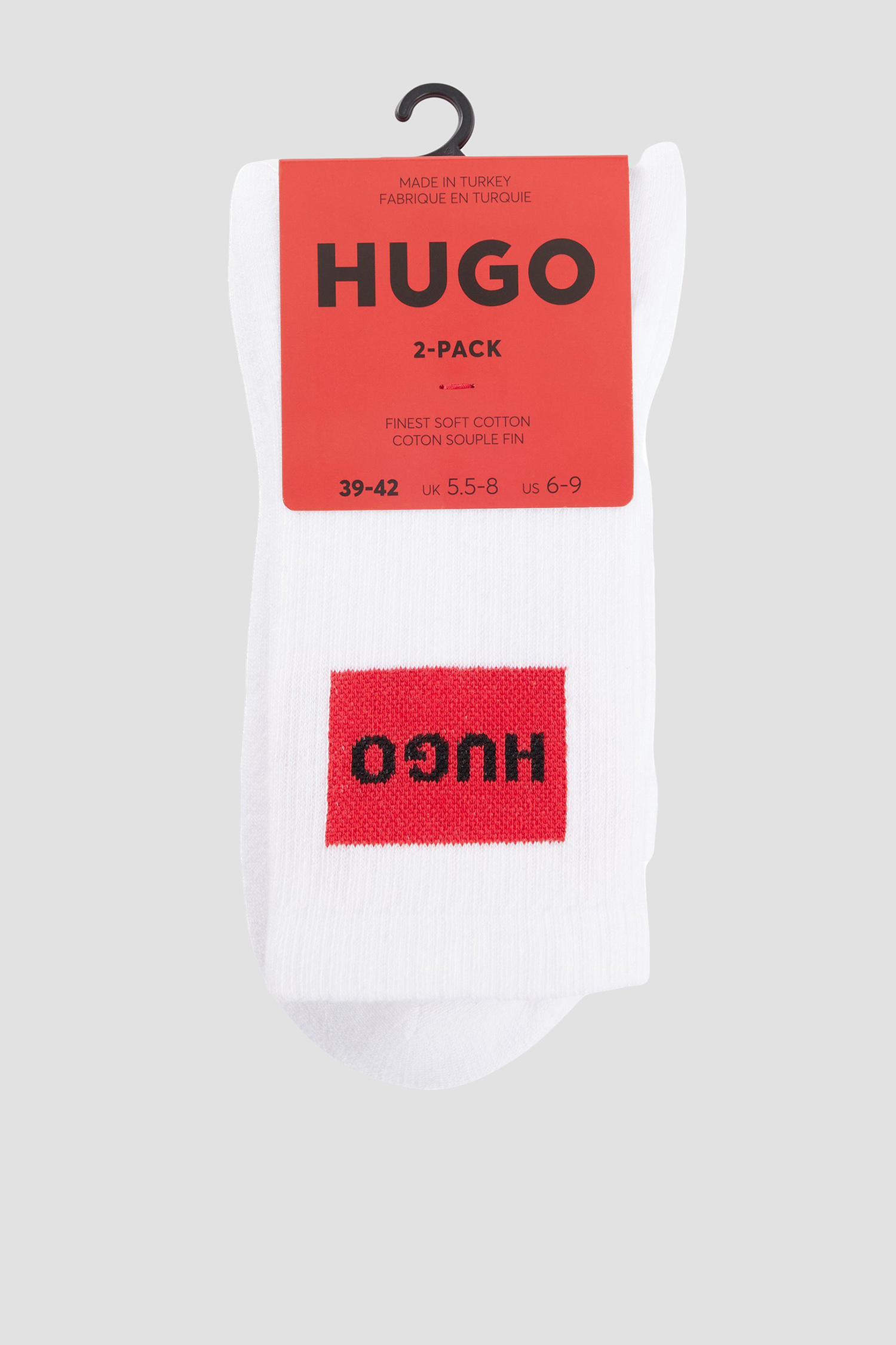 Жіночі білі шкарпетки (2 пари) HUGO 50510661;100