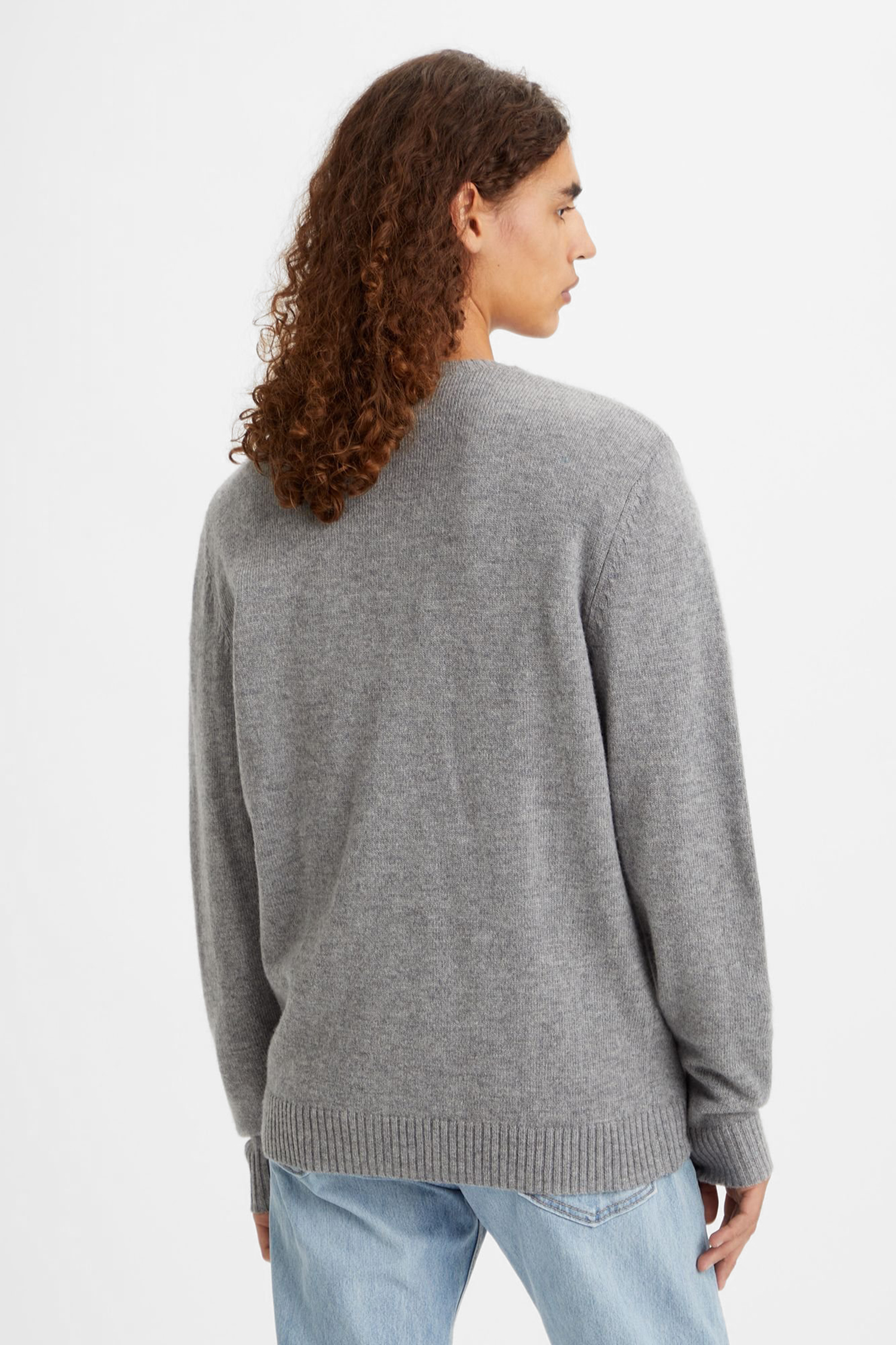 Мужской серый шерстяной джемпер Levi’s® A4320;0000