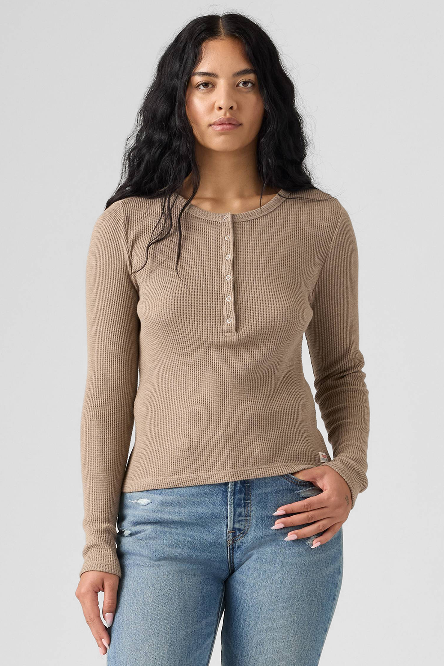 Женский бежевый лонгслив Levi’s® 003PY;0006