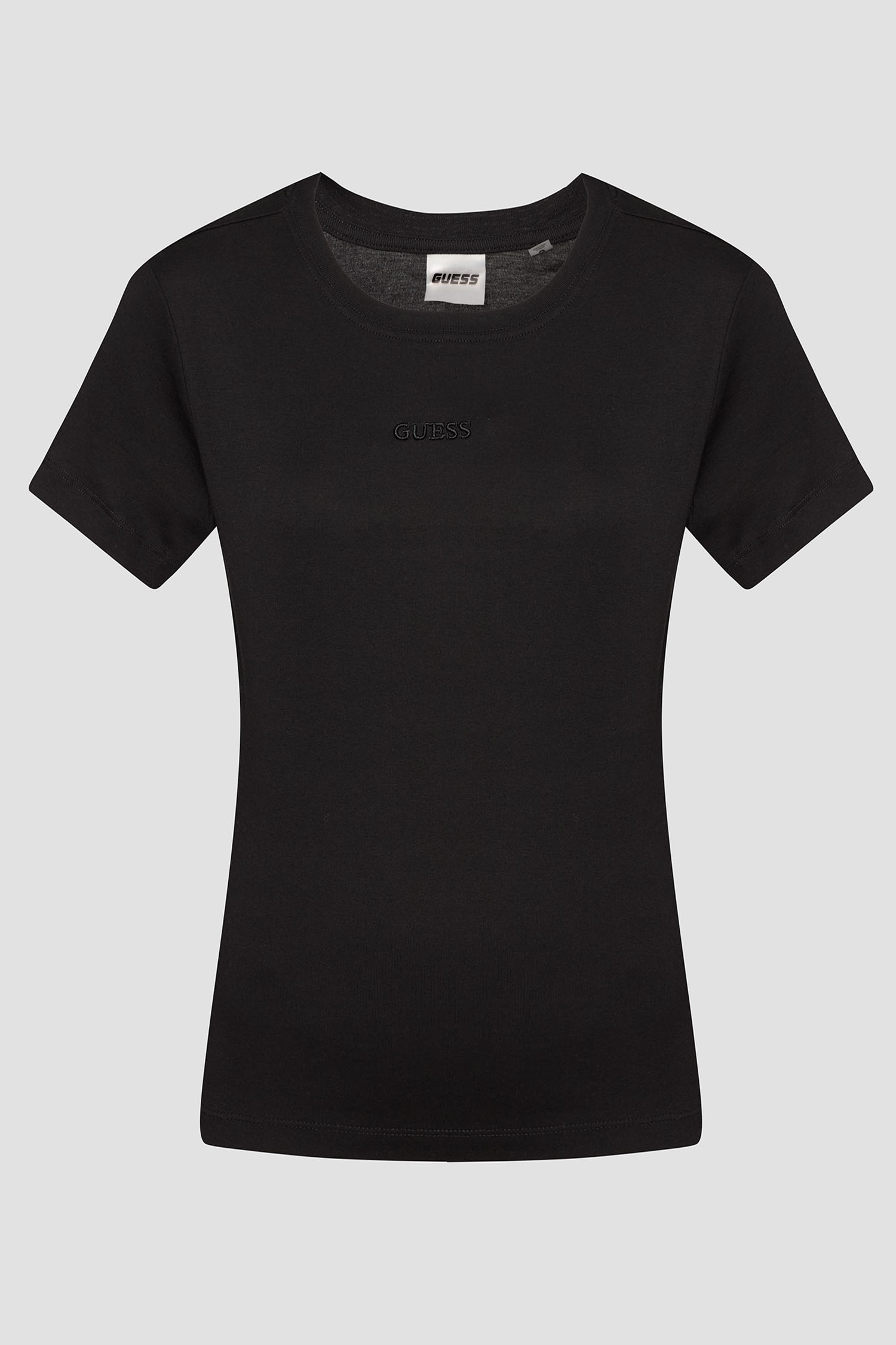 Жіноча чорна футболка Guess V5RI14.KCOI1;JBLK