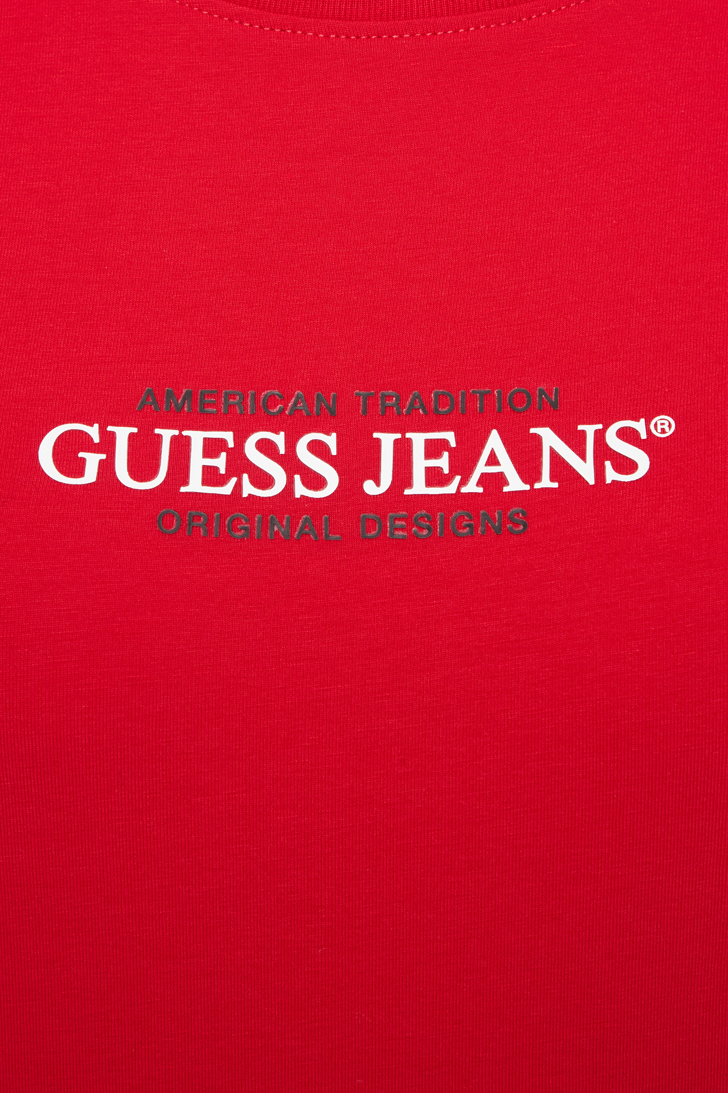 Жіноча червона футболка Guess Jeans W4YI03.J1314;G585