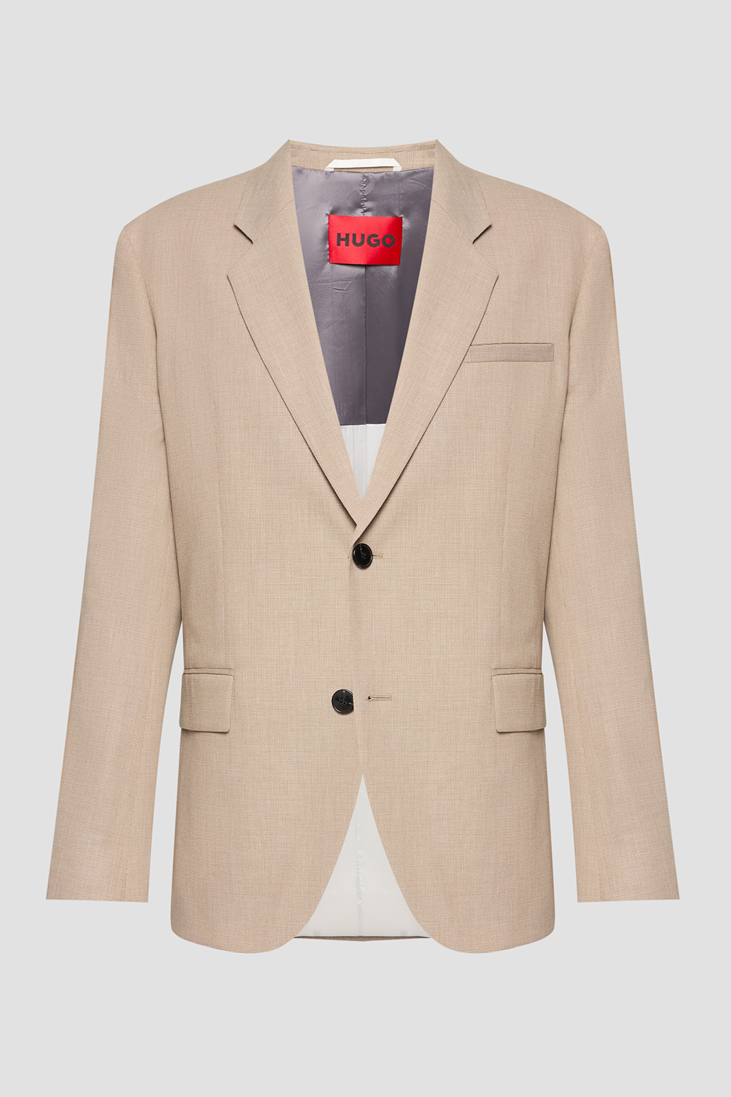 Мужской бежевый костюм (пиджак, брюки) HUGO 50538320;219