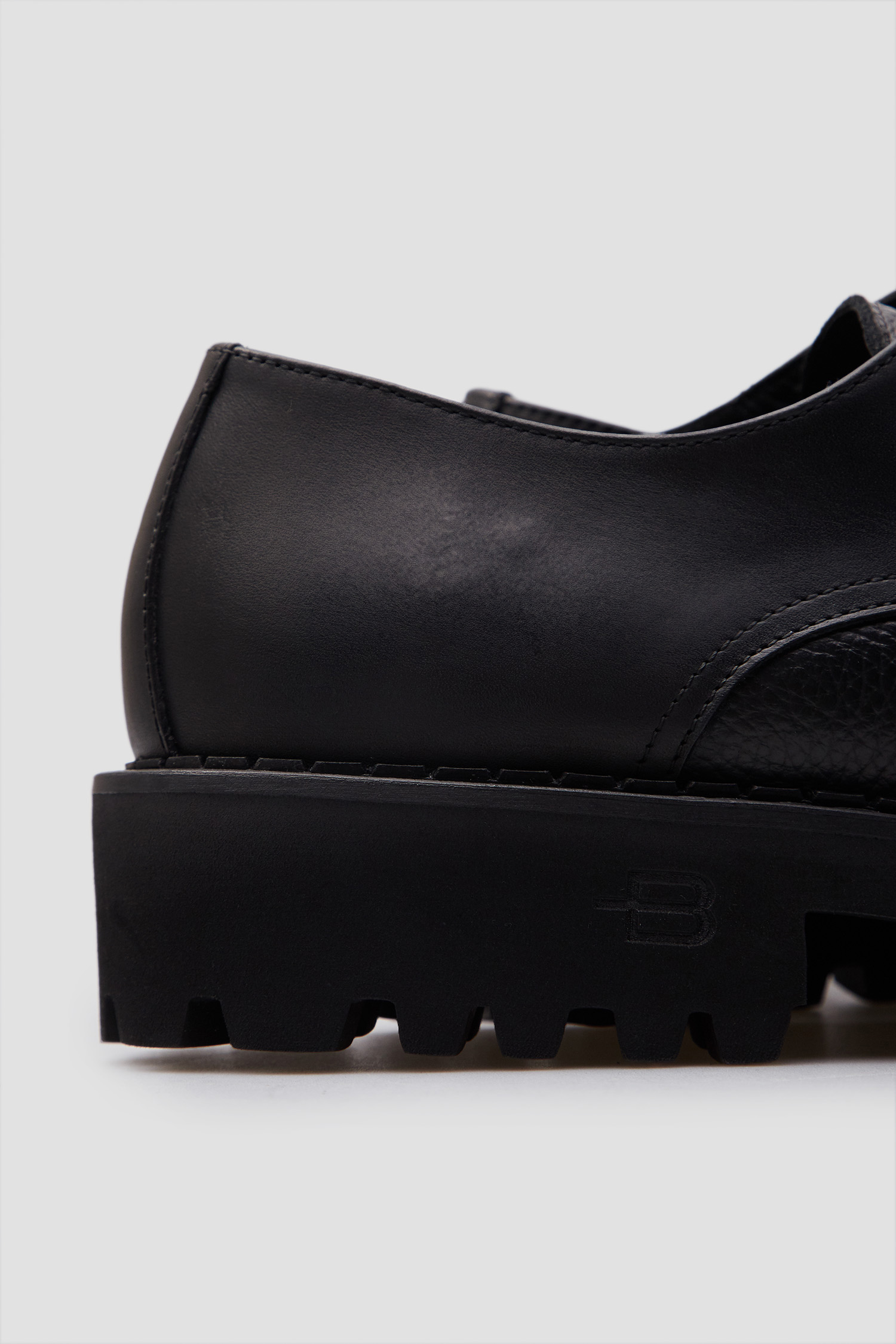 Чоловічі чорні шкіряні дербі BALDININI U5B007P1CEVI;0000