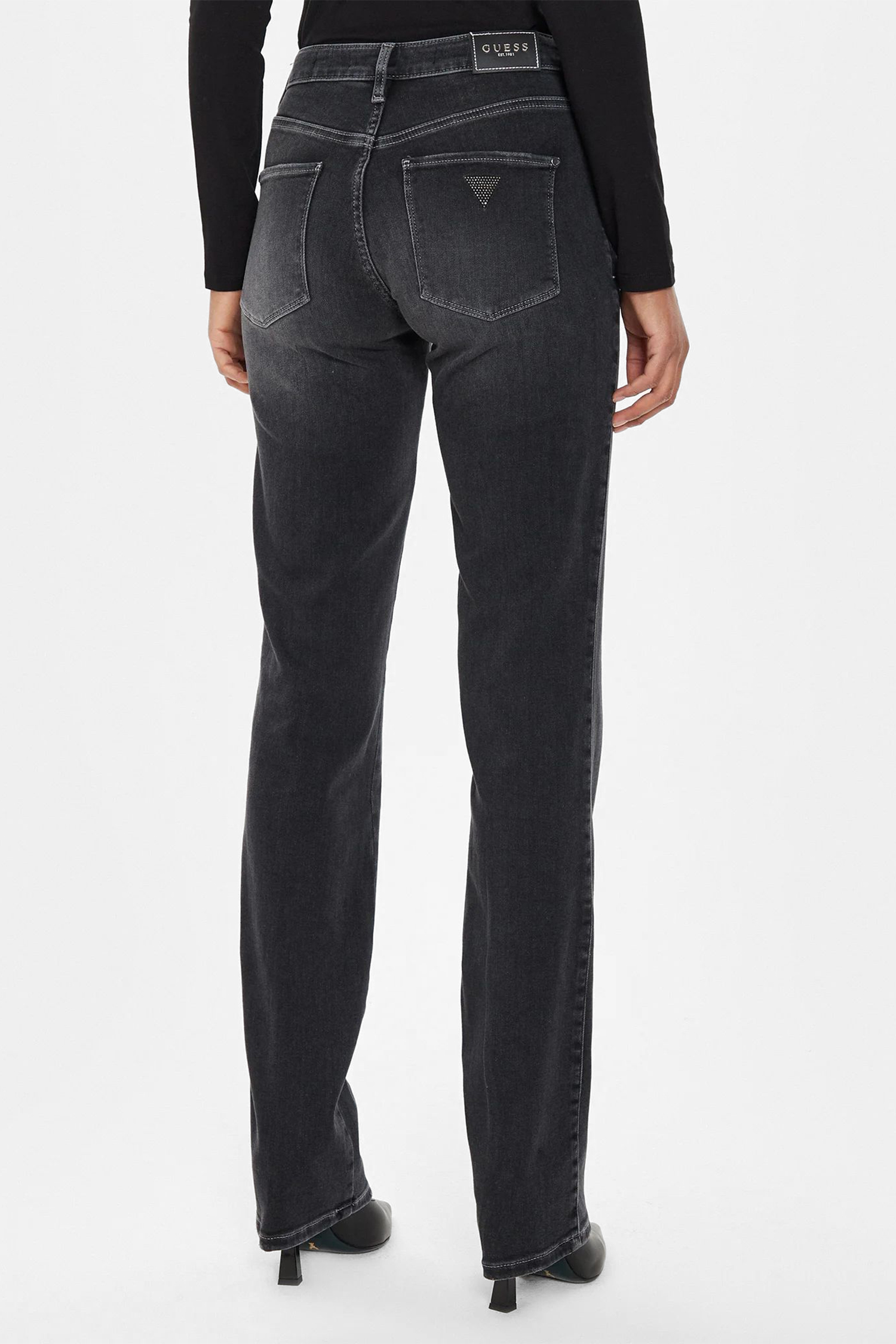 Женские черные джинсы Guess W4YA0I.D5DY1;C0UN