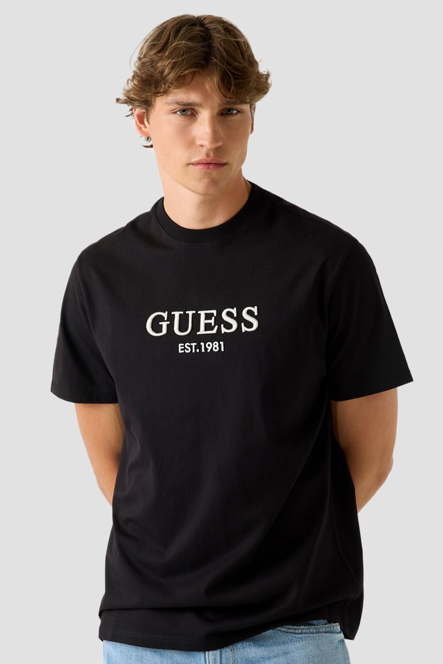Мужская черная футболка Guess M5BI09.K8FQ4;JBLK