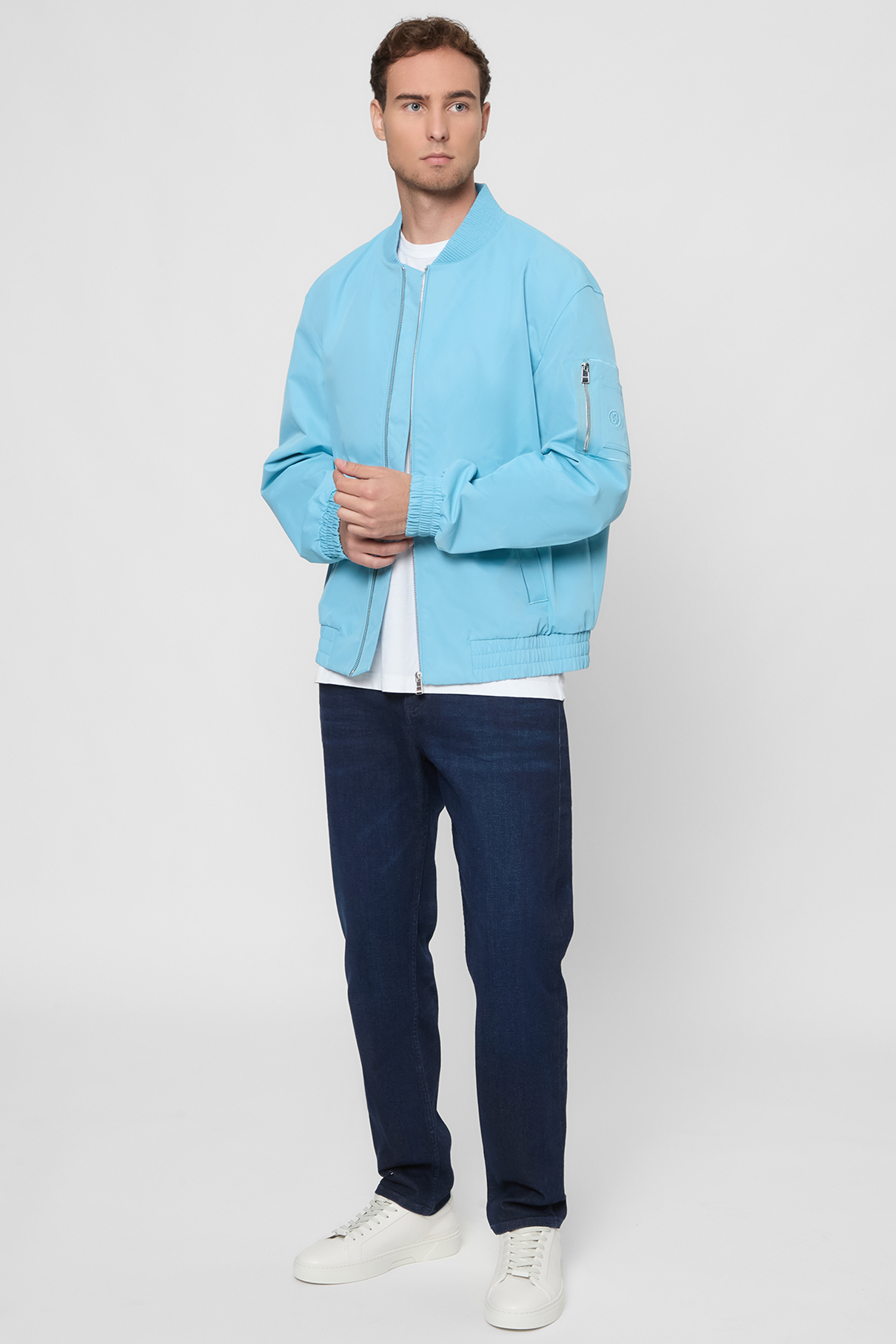 Чоловічі темно-сині джинси BOSS 50523240;415