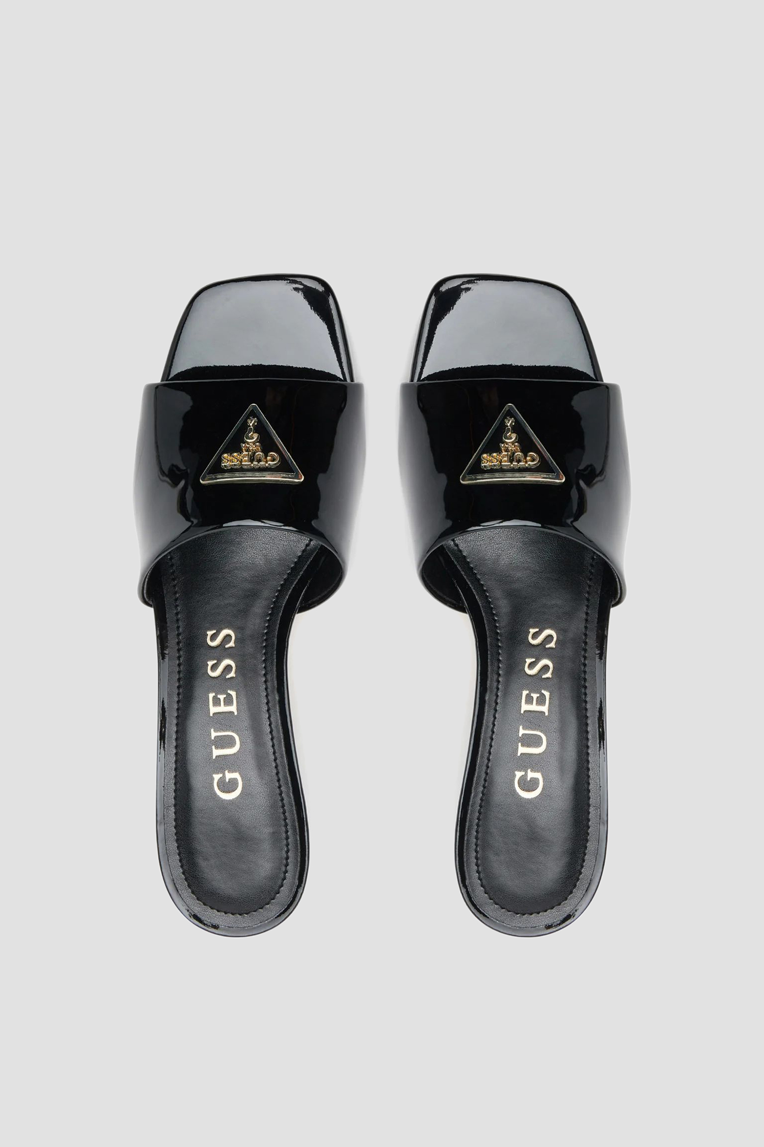 Женские черные мюли Guess FLJLUS.PAF03;BLACK