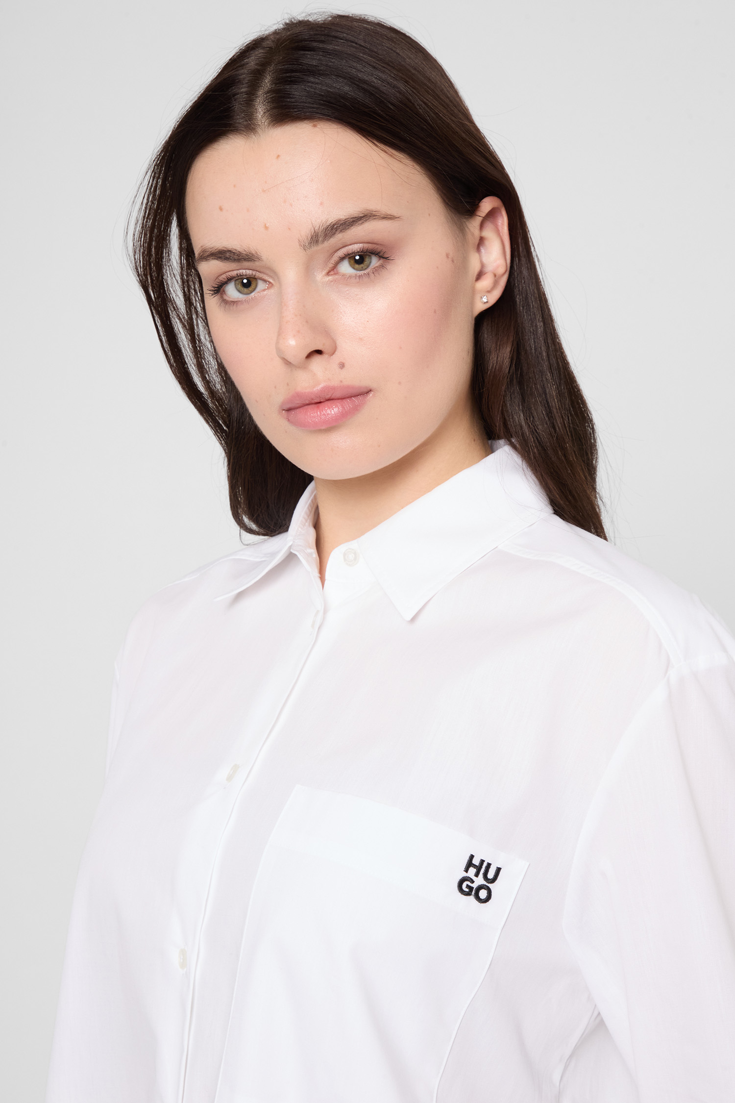 Жіноча біла сорочка HUGO 50515741;100