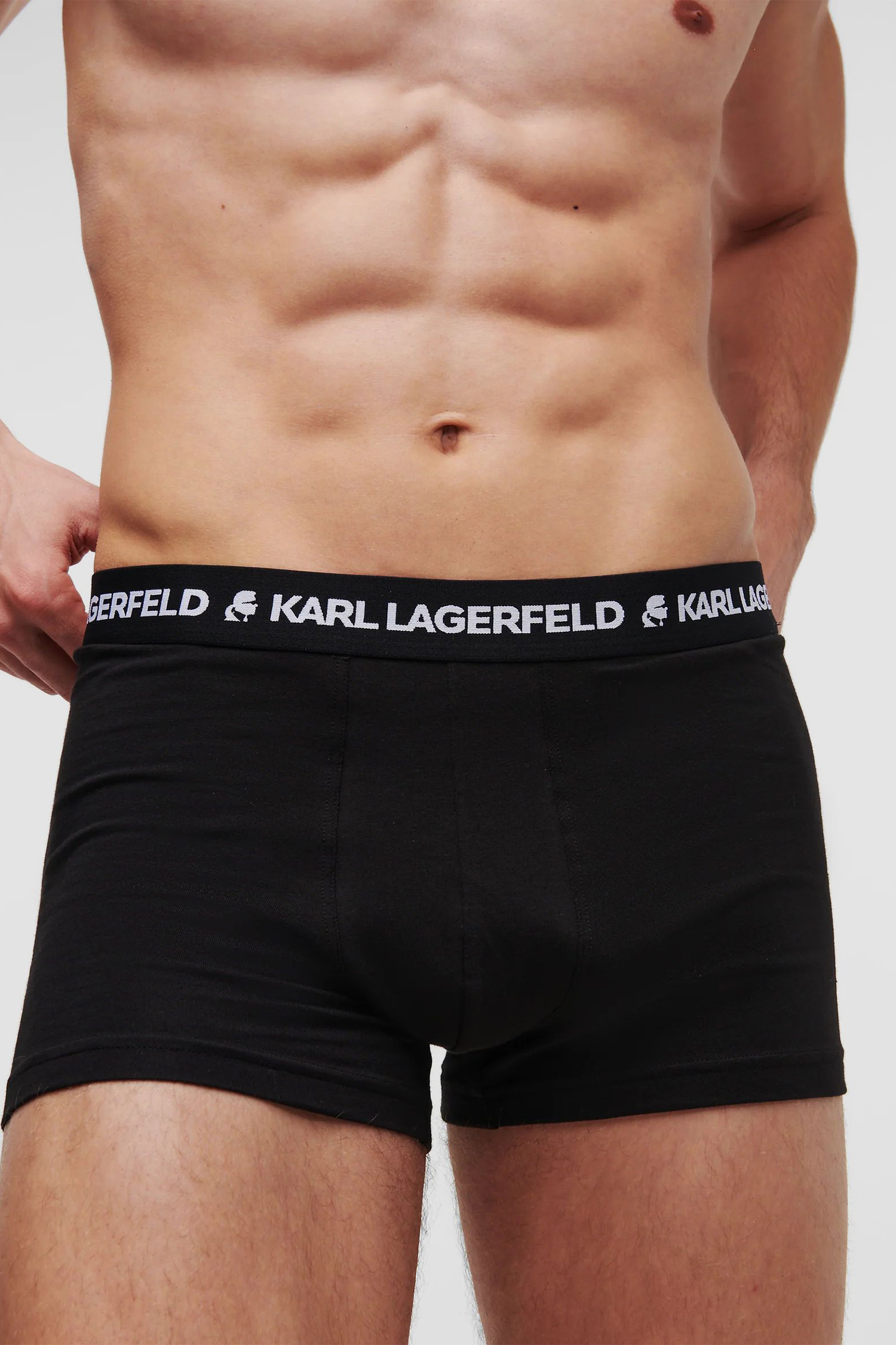 Мужские черные боксеры (3 шт) Karl Lagerfeld A1M47151;999