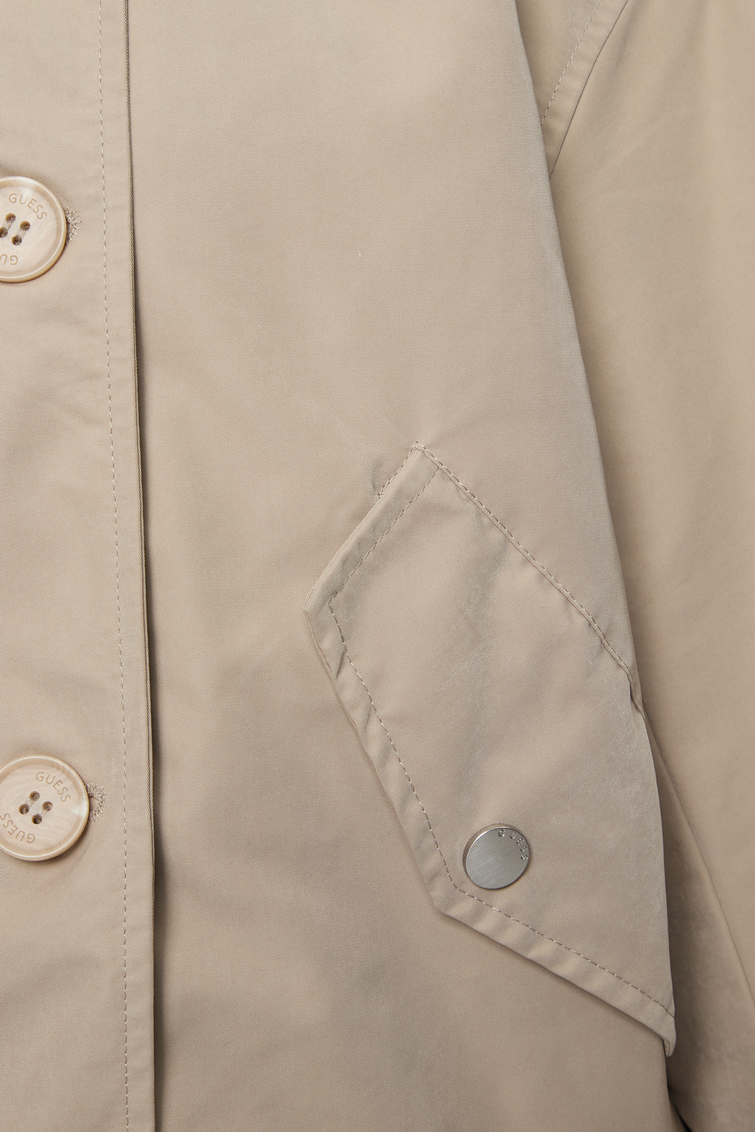 Женская бежевая куртка Guess W5RL13.WGWD2;F9TF