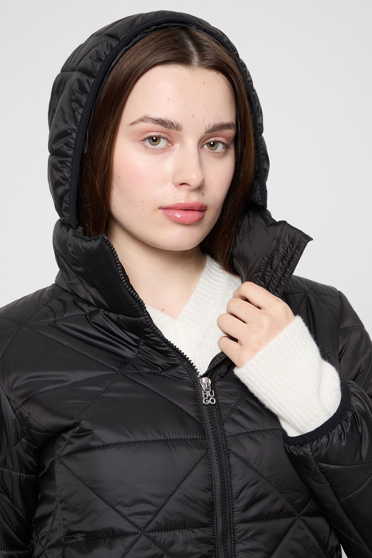 Женская черная куртка HUGO 50544151;001