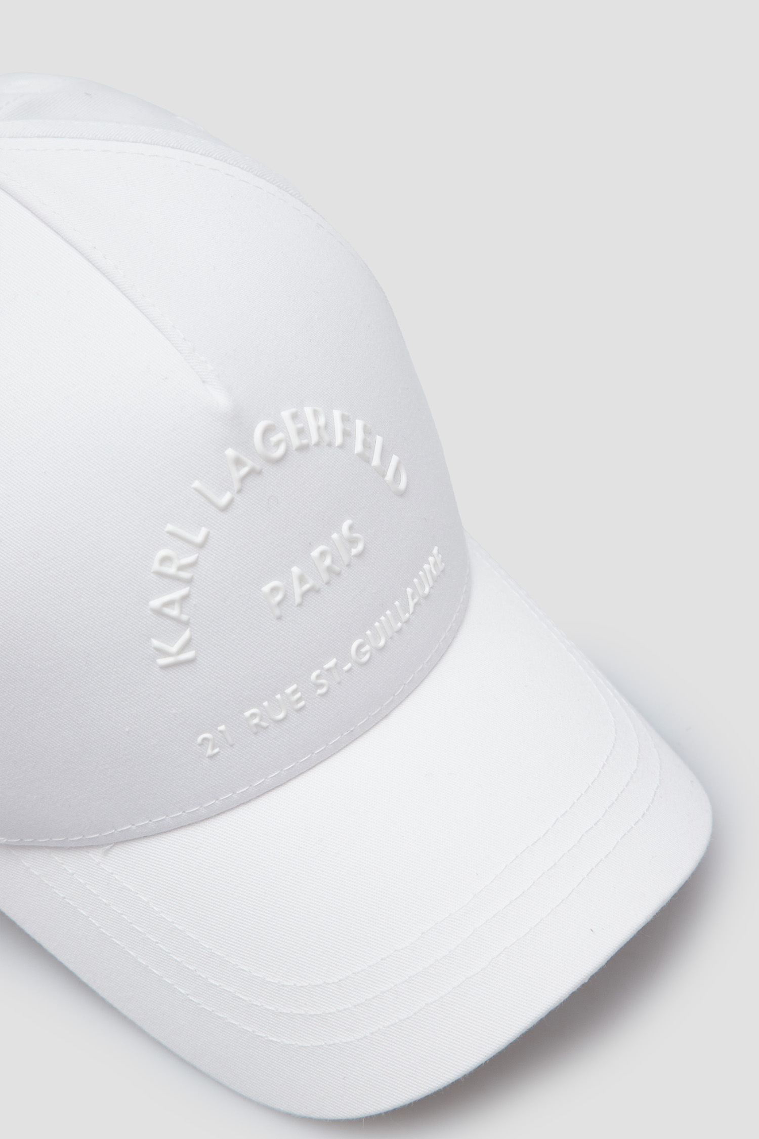 Мужская белая кепка Karl Lagerfeld 542123.805619;10