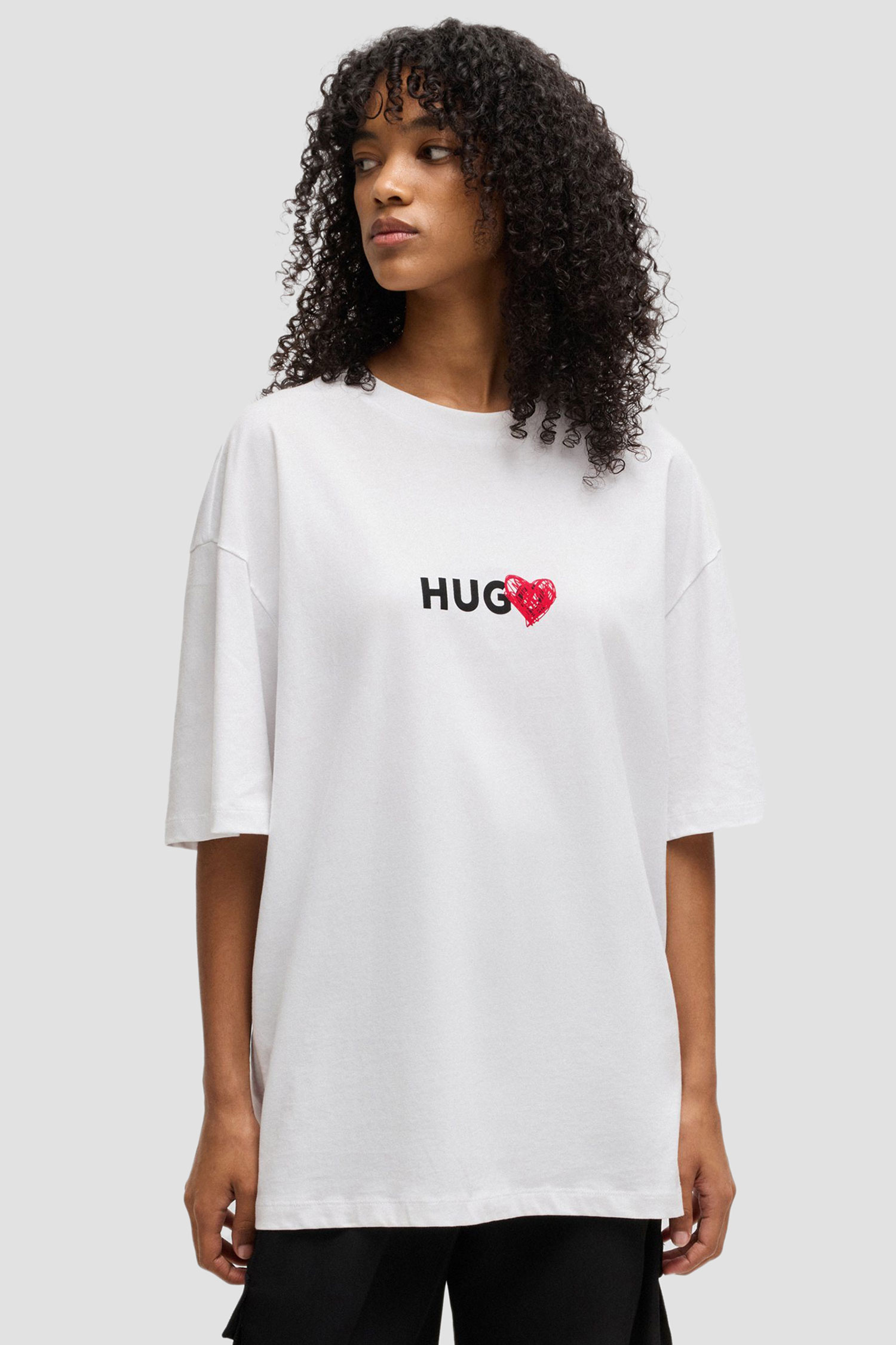 Белая футболка HUGO 50530557;100