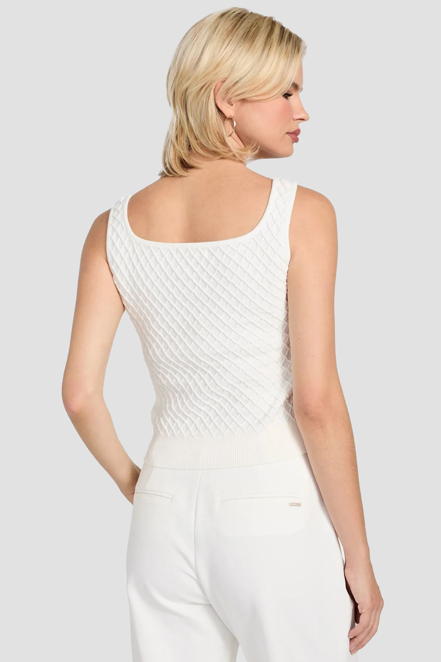 Женский белый джемпер Guess W6RR28.Z3P41;G012