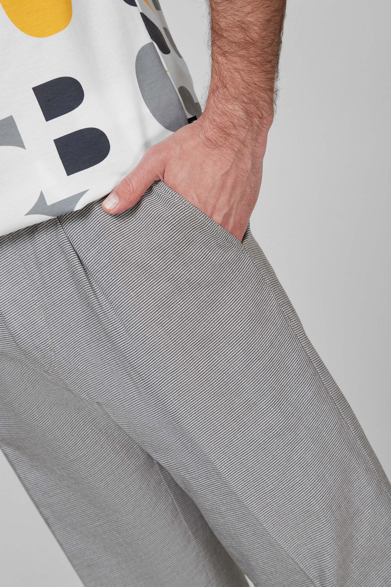 Мужские серые брюки BOSS 50469036;380