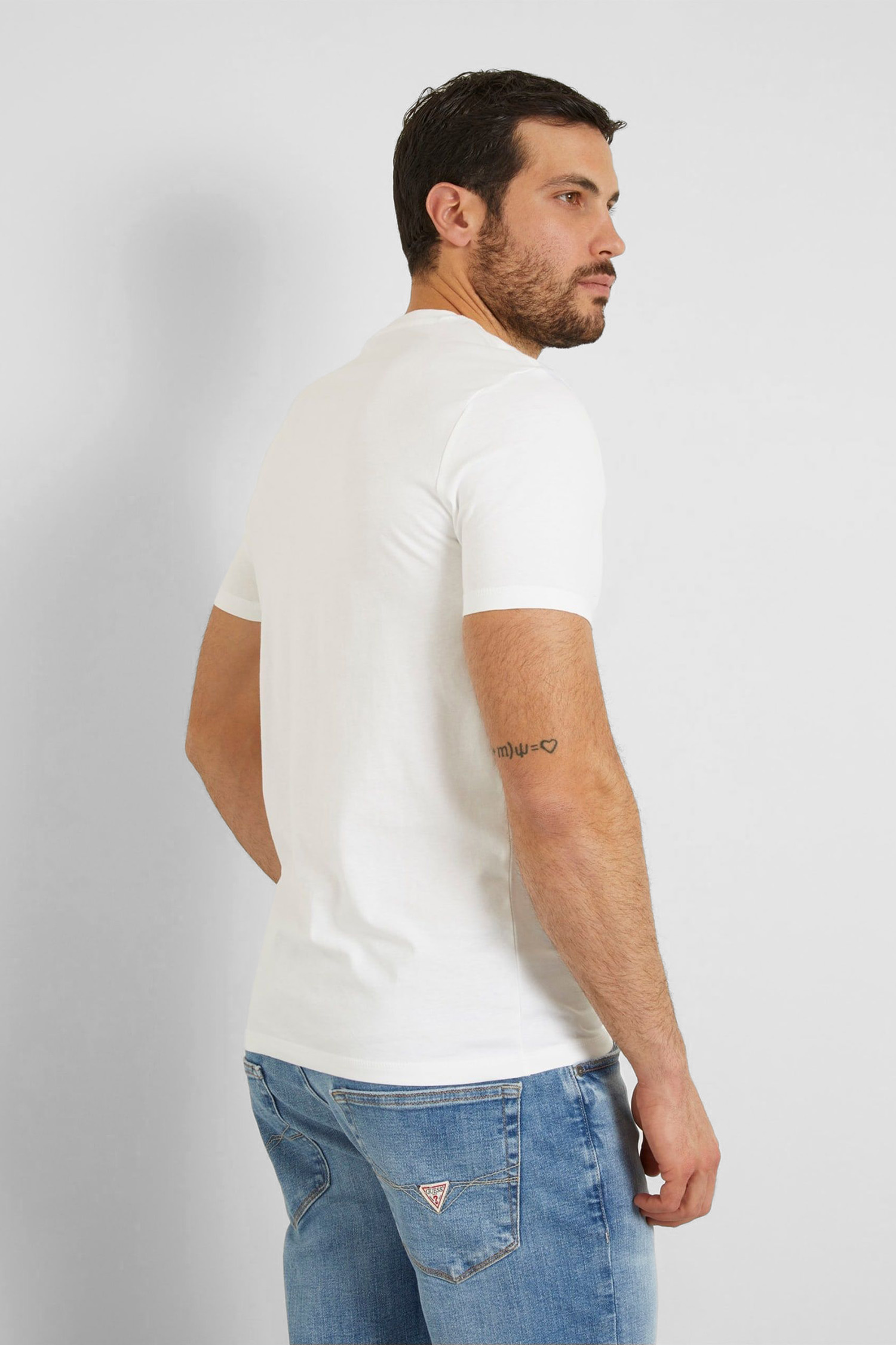 Мужская белая футболка Guess M4GI92.I3Z14;G011