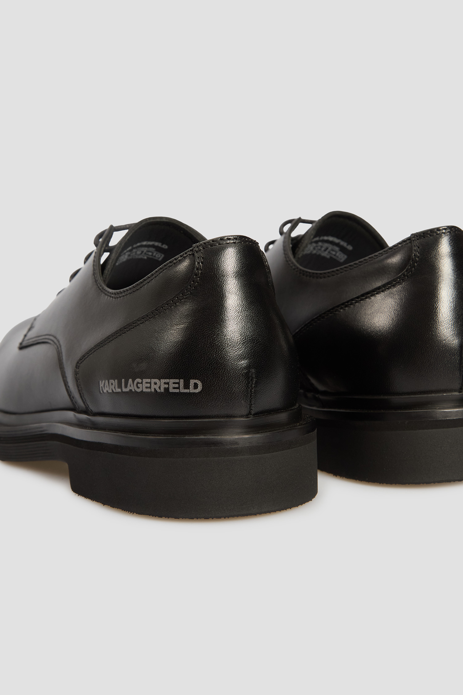 Мужские черные кожаные дерби Karl Lagerfeld 553470.855000;990