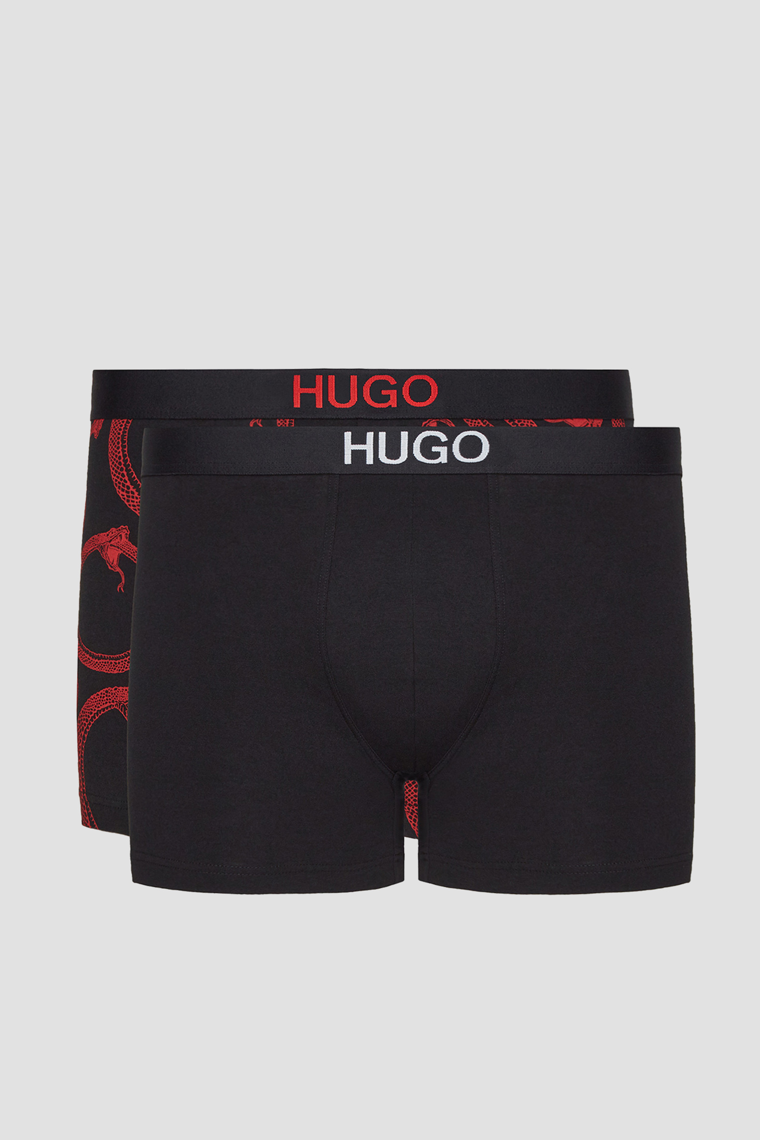 Чоловічі чорні боксери (2 шт) HUGO 50458590;640