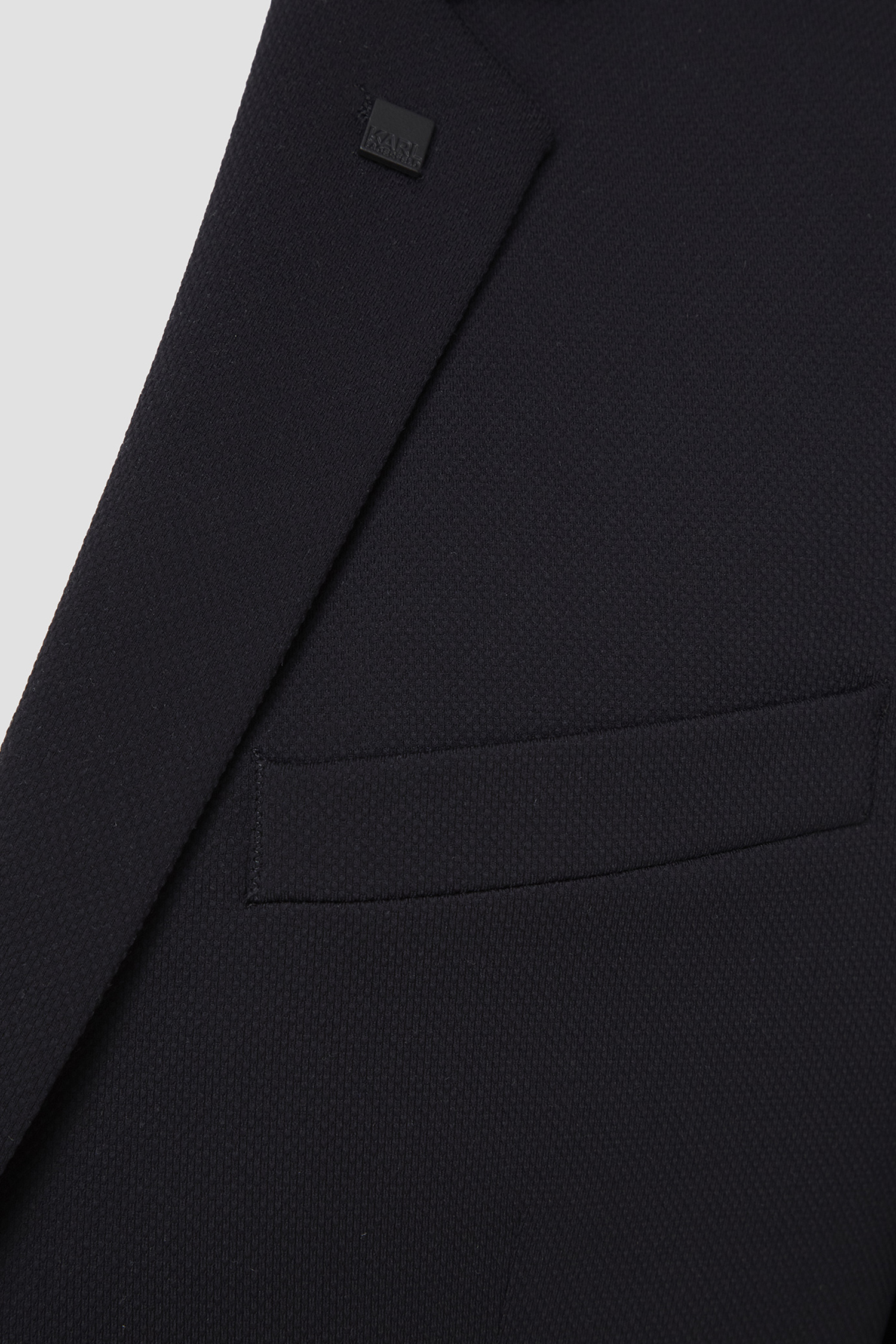 Мужской черный пиджак Karl Lagerfeld 541028.155274;990