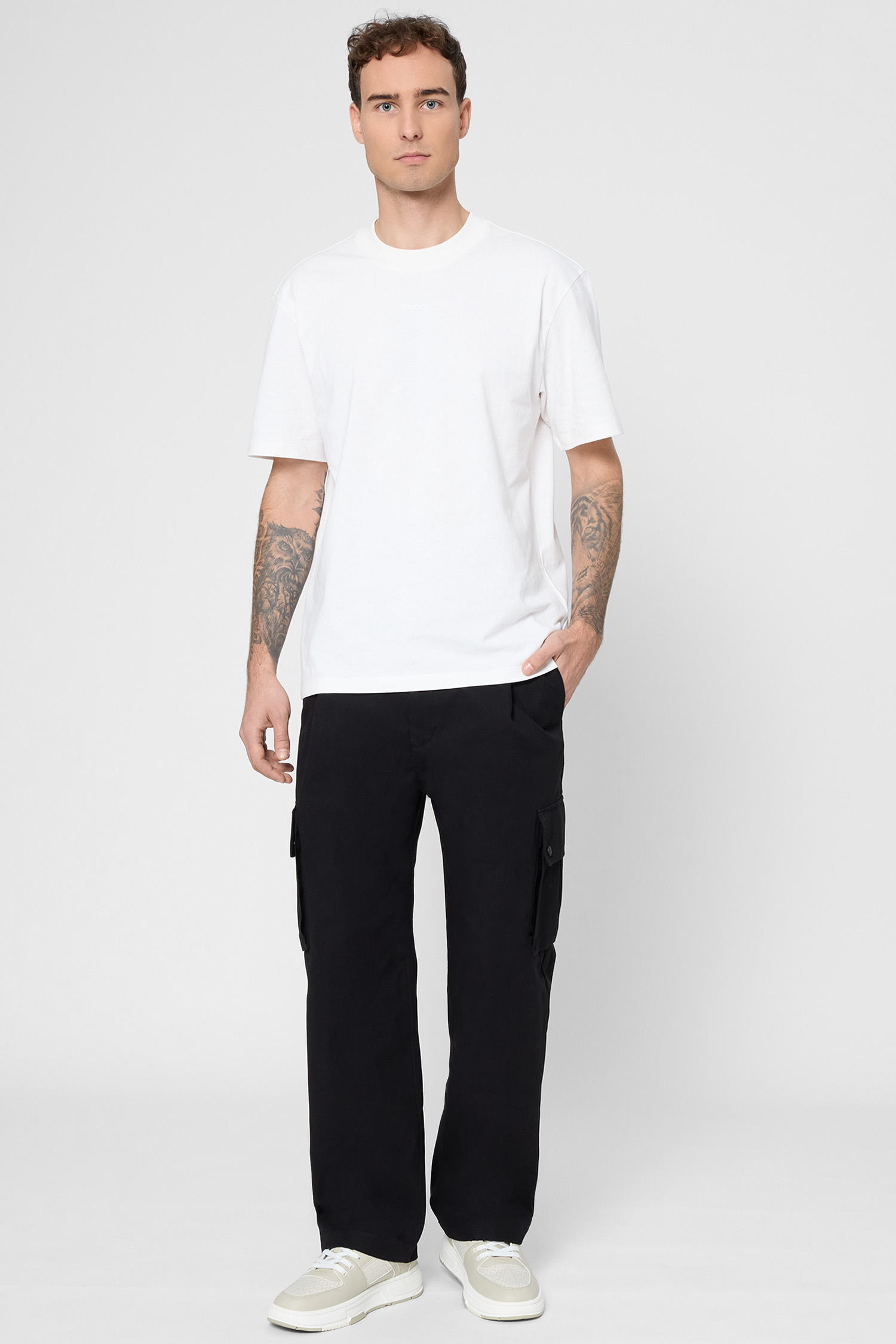 Мужские черные карго HUGO 50541377;001