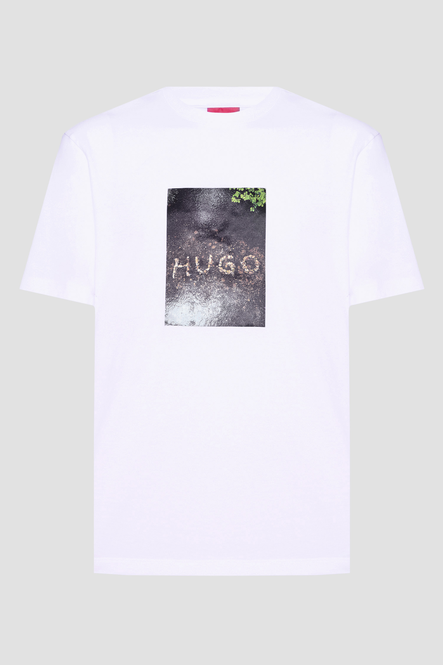 Мужская белая футболка HUGO 50554319;100