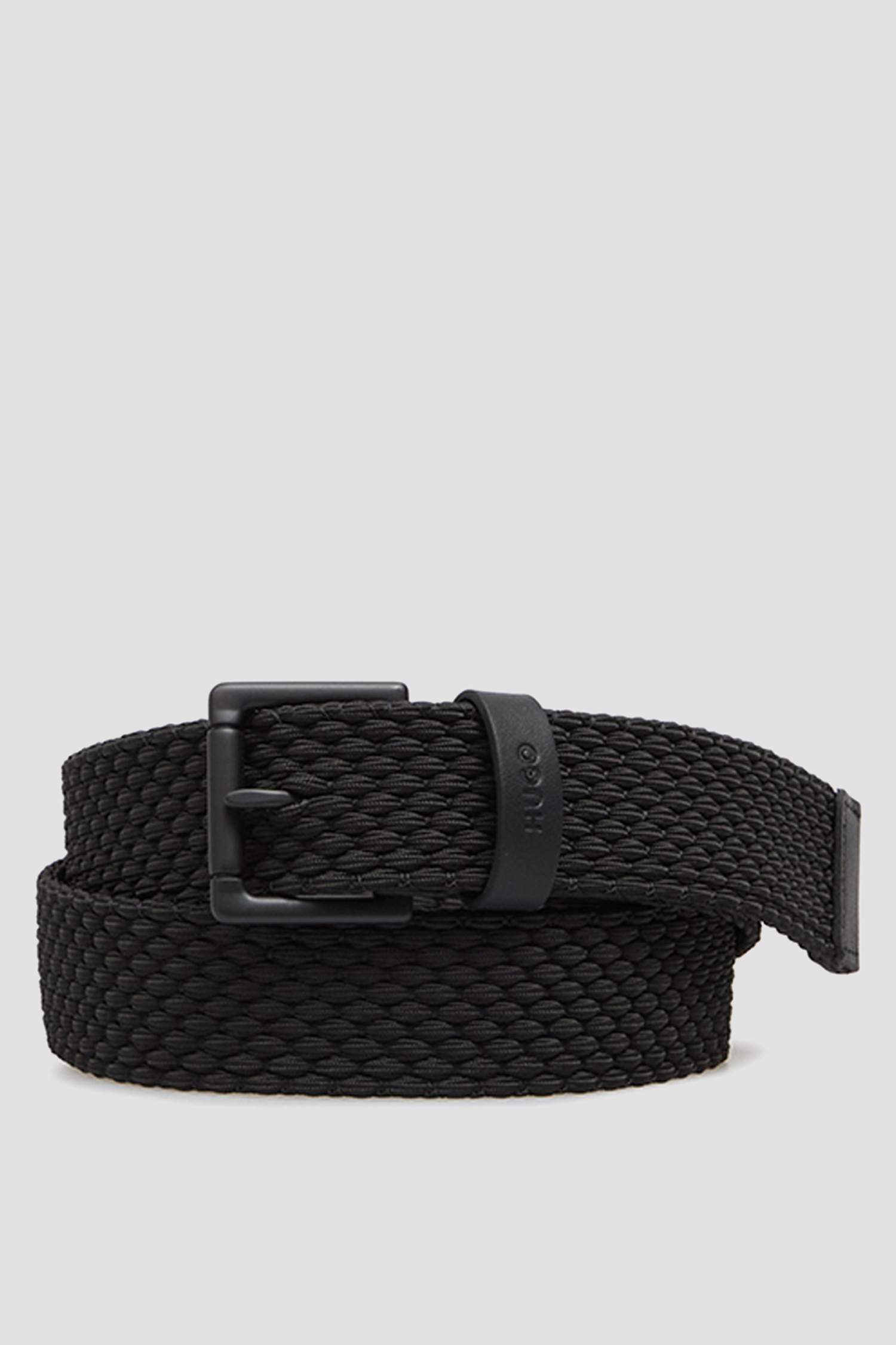 Мужской черный ремень HUGO 50558780;001