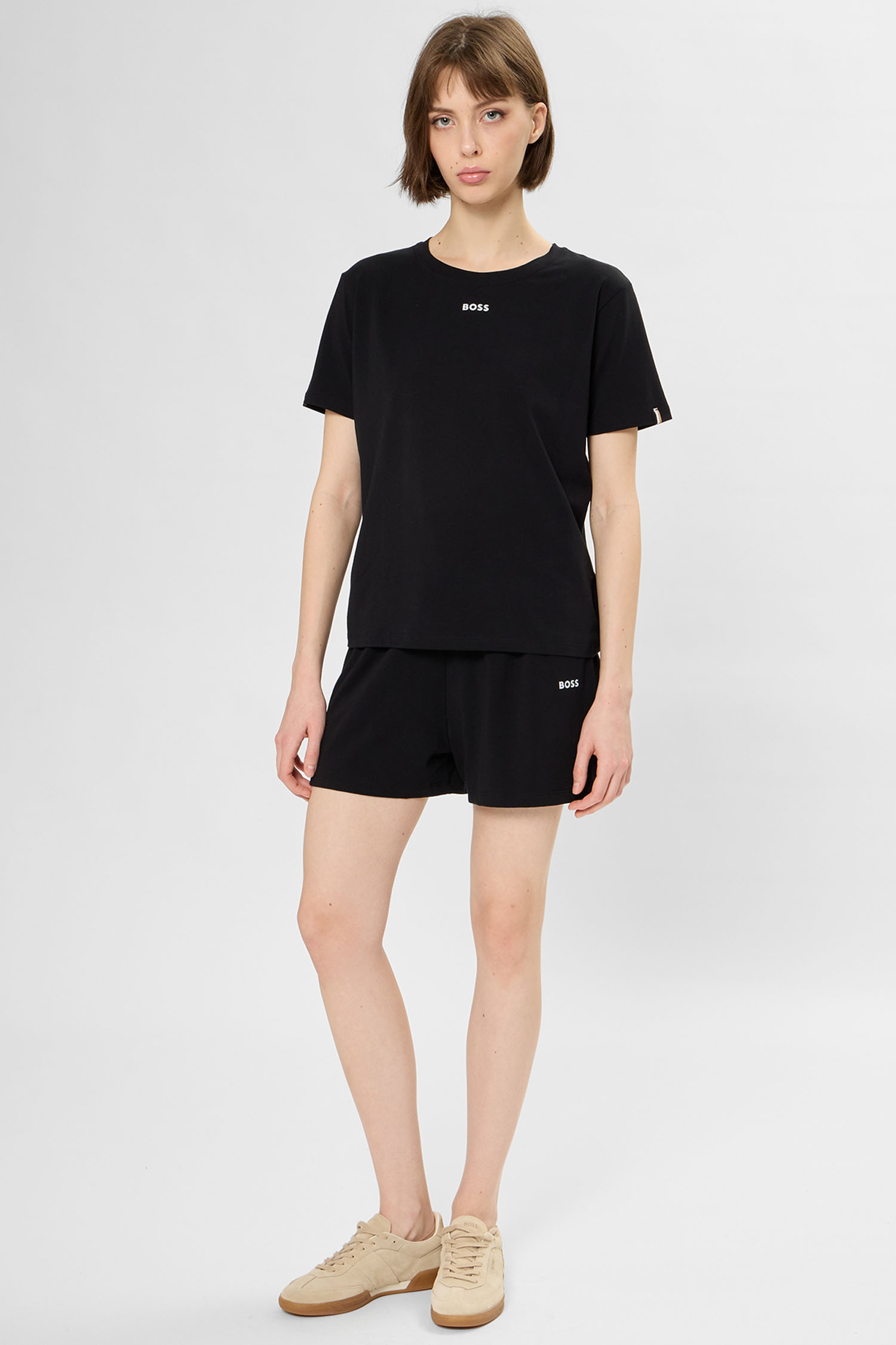 Жіночі чорні шорти BOSS 50515606;001