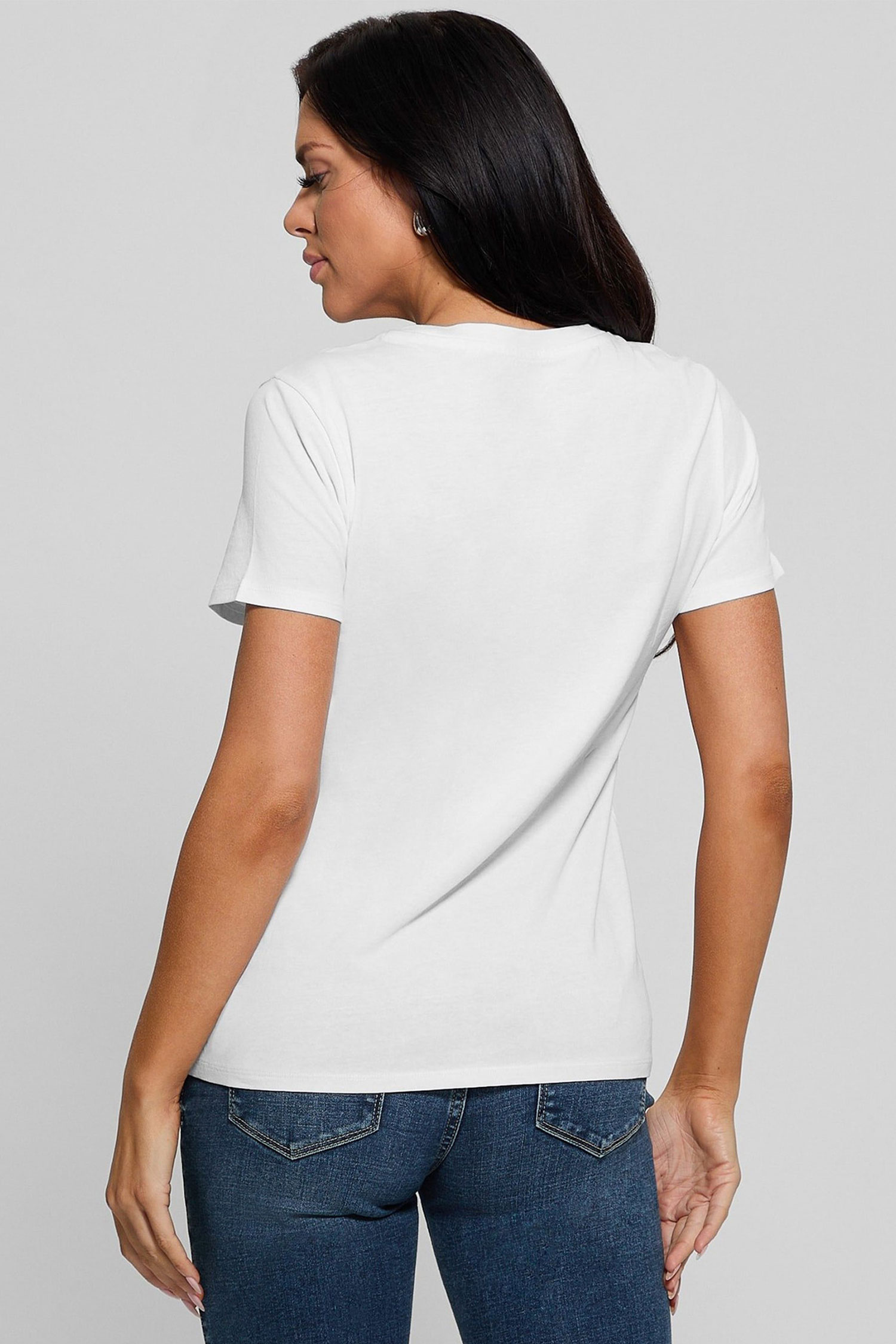 Женская белая футболка Guess W5RI08.K9RM1;G011