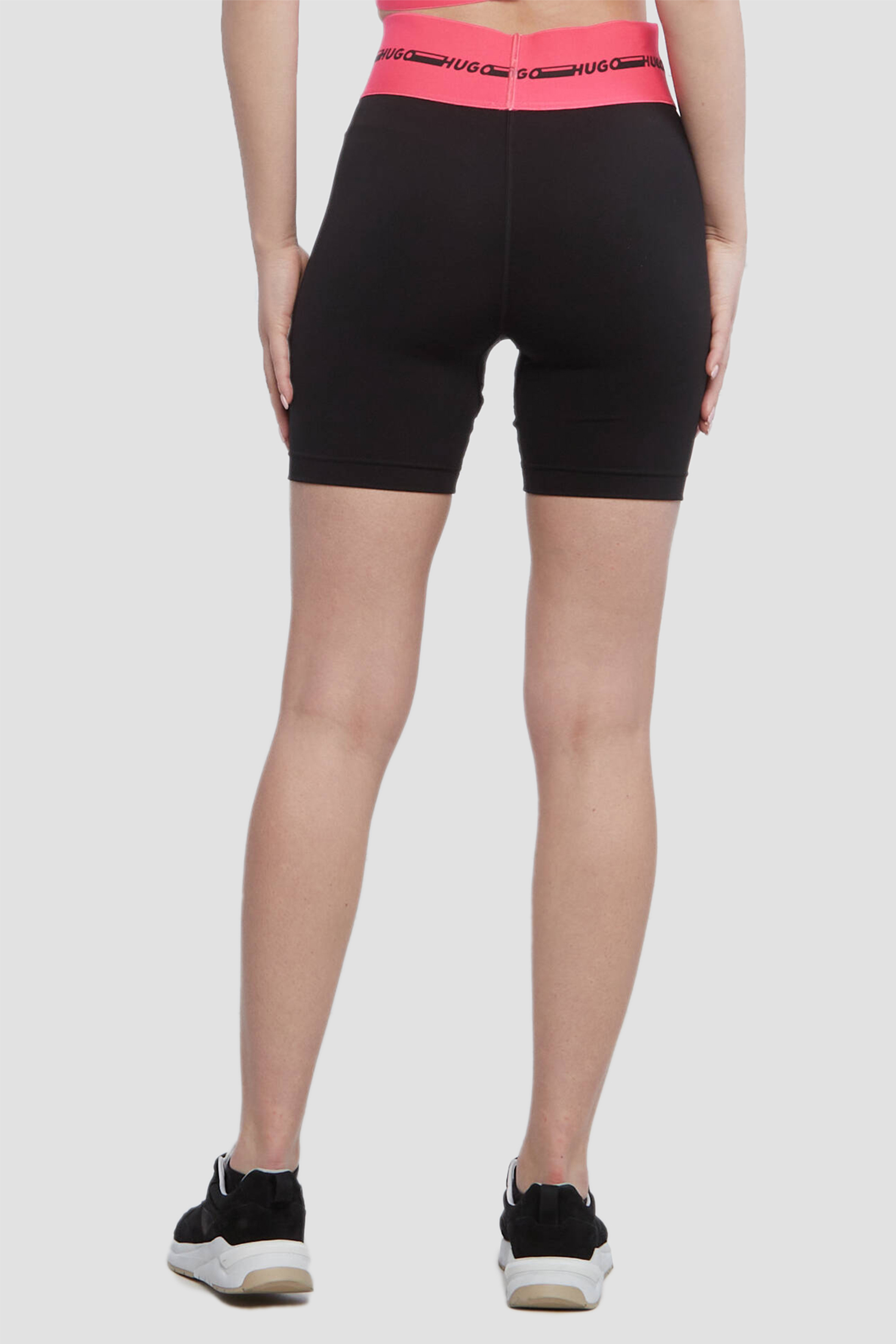 Женские черные спортивные шорты HUGO 50463927;001