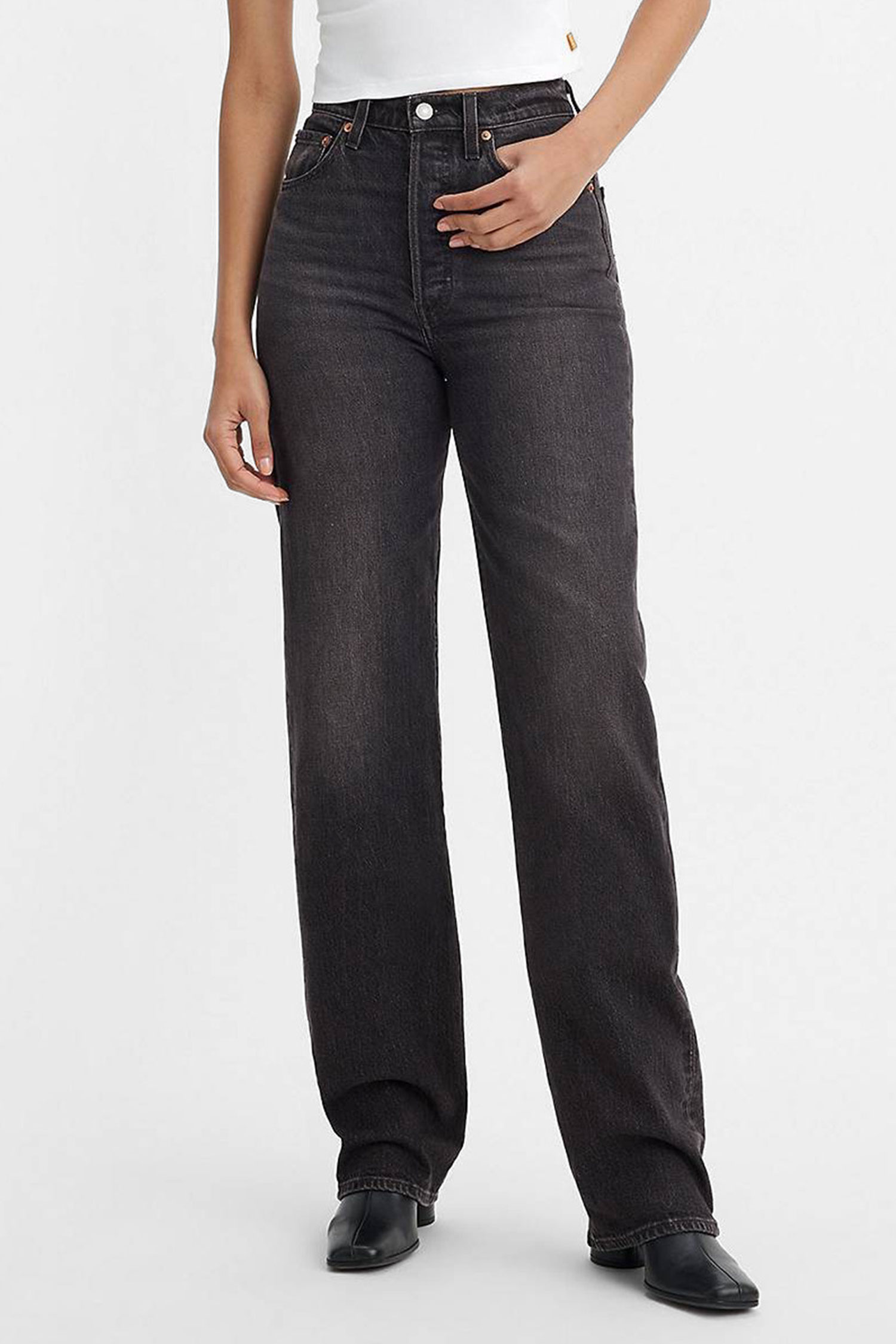 Жіночі чорні джинси RIBCAGE Levi’s® 79078;0011