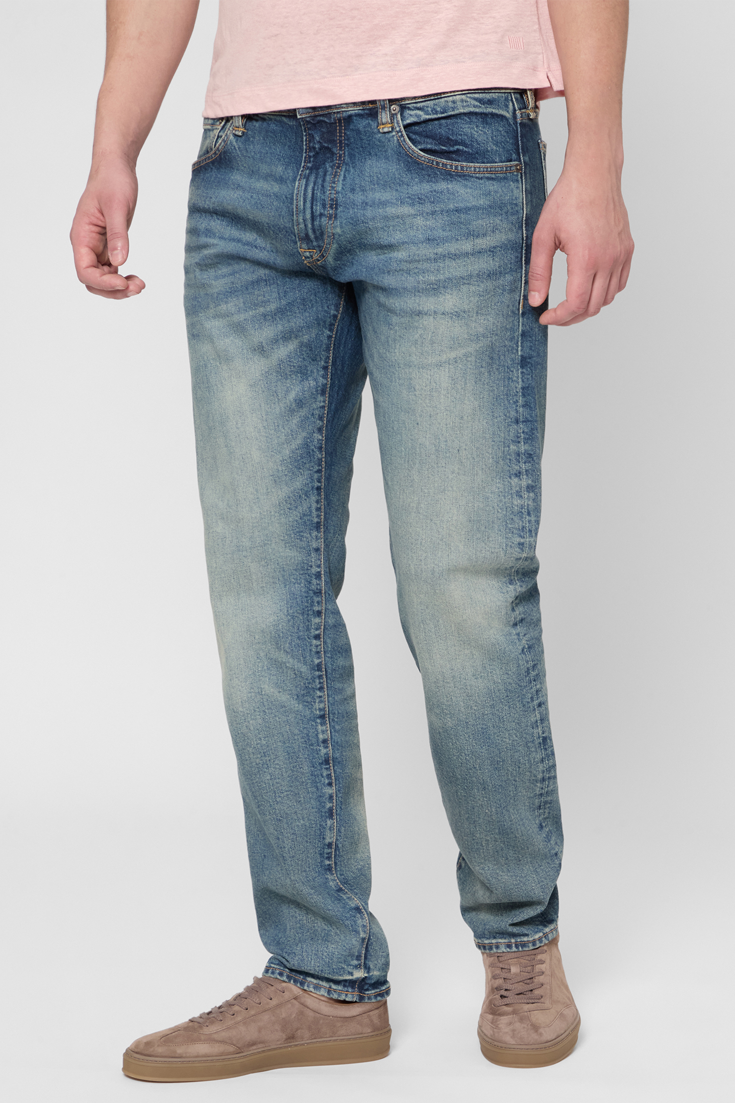 Мужские синие джинсы BECKHAM x BOSS BOSS 50549119;422