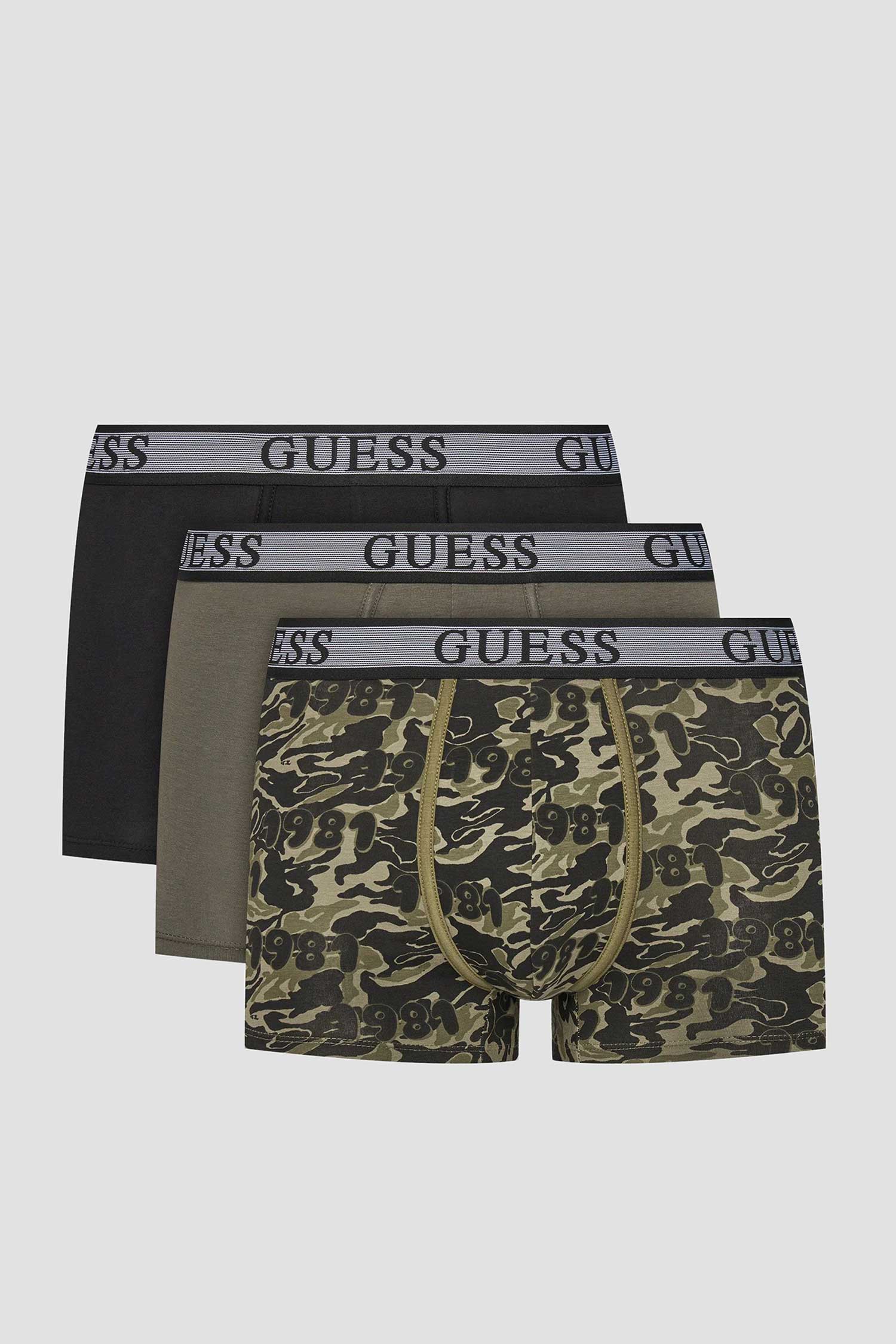 Чоловічі боксери (3 шт) Guess U5GG05.K6YW1;P8FZ