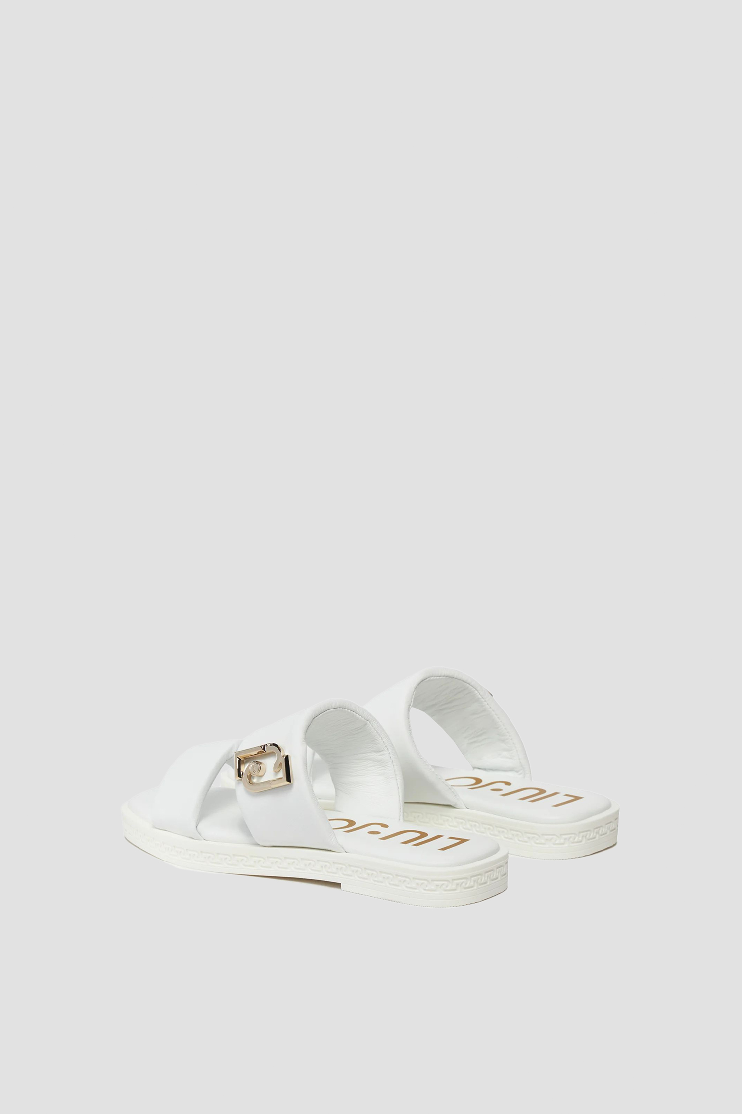 Жіночі білі шкіряні слайдери Liu Jo SA4113.P0062;01111