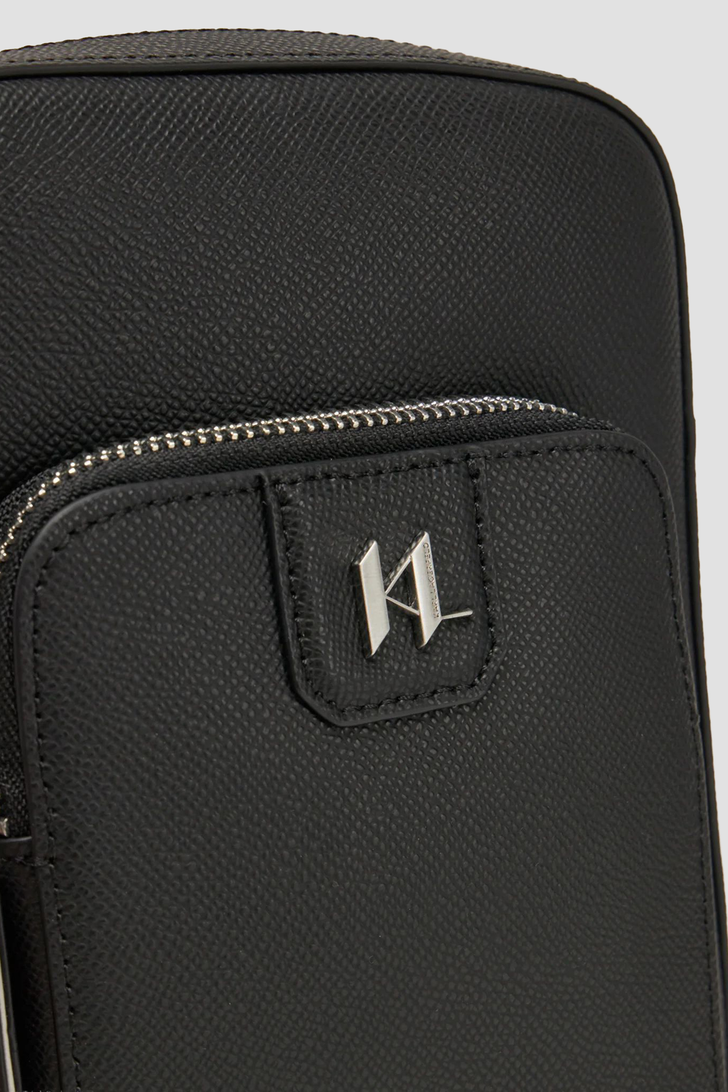Чоловіча чорна шкіряна сумка Karl Lagerfeld A1M30097;999