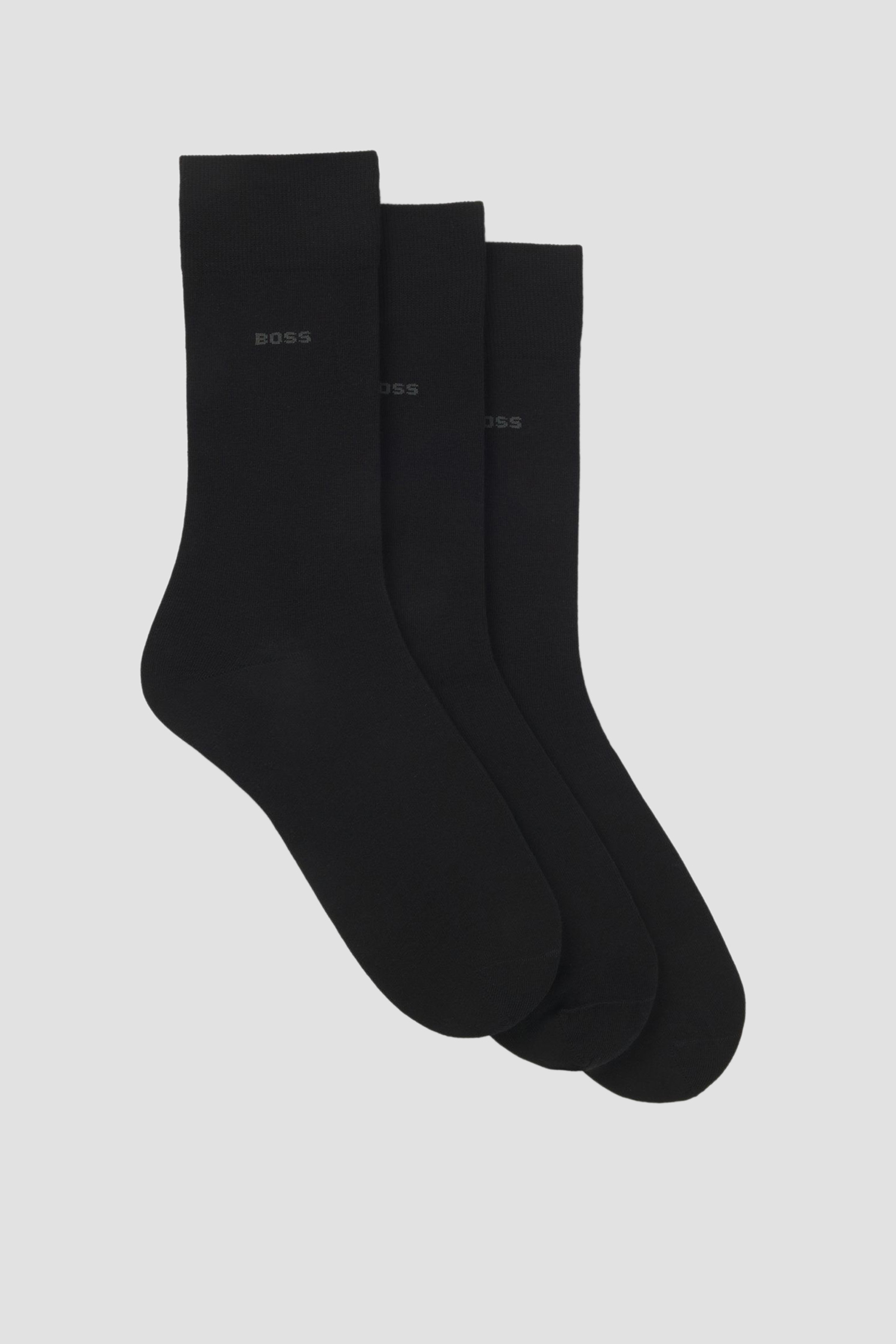 Чоловічі чорні шкарпетки (3 пари) BOSS 50469839;001