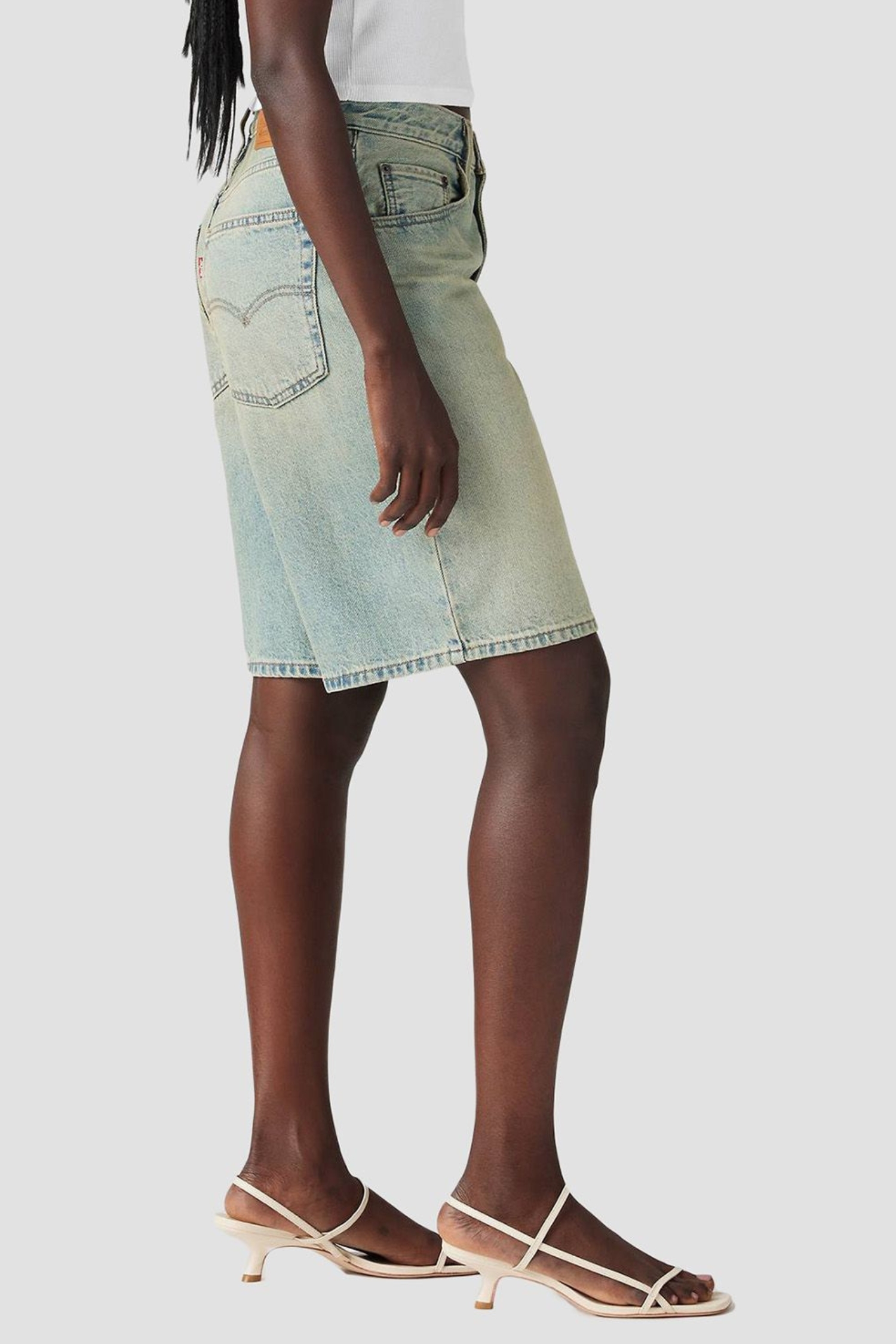 Женские голубые джинсовые шорты Baggy Dad Levi’s® 000MJ;0002