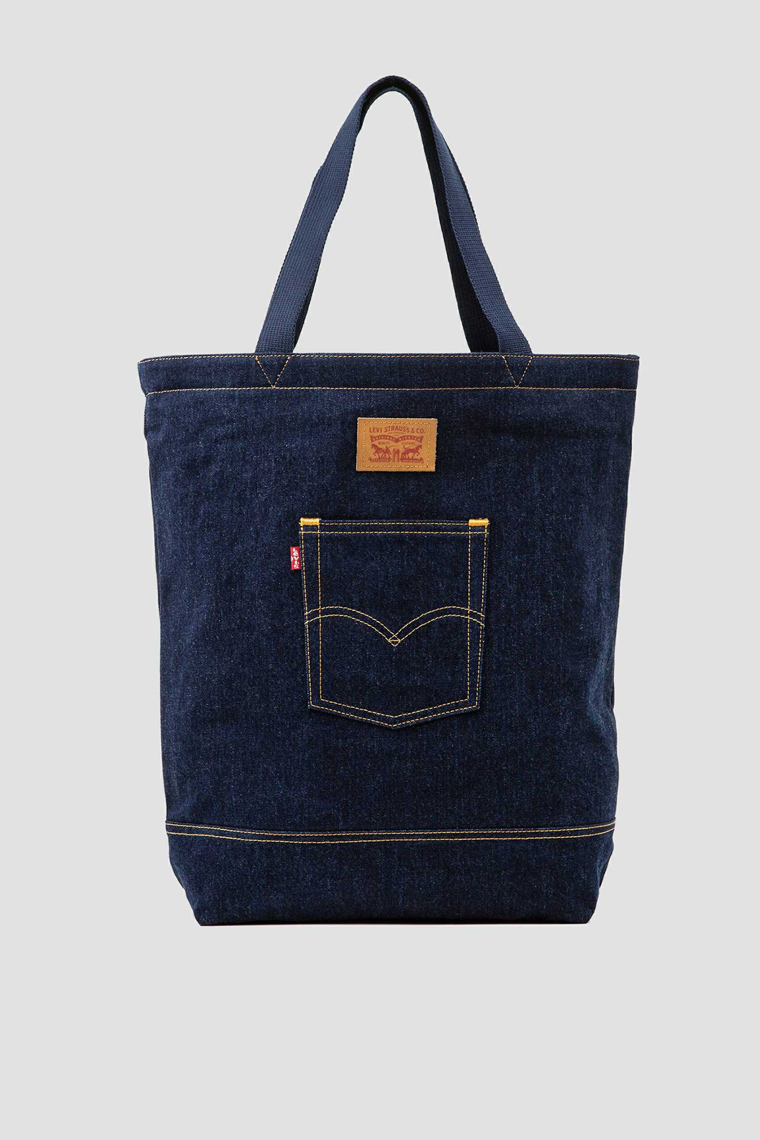 Синяя джинсовая сумка Levi’s® D5440;0002