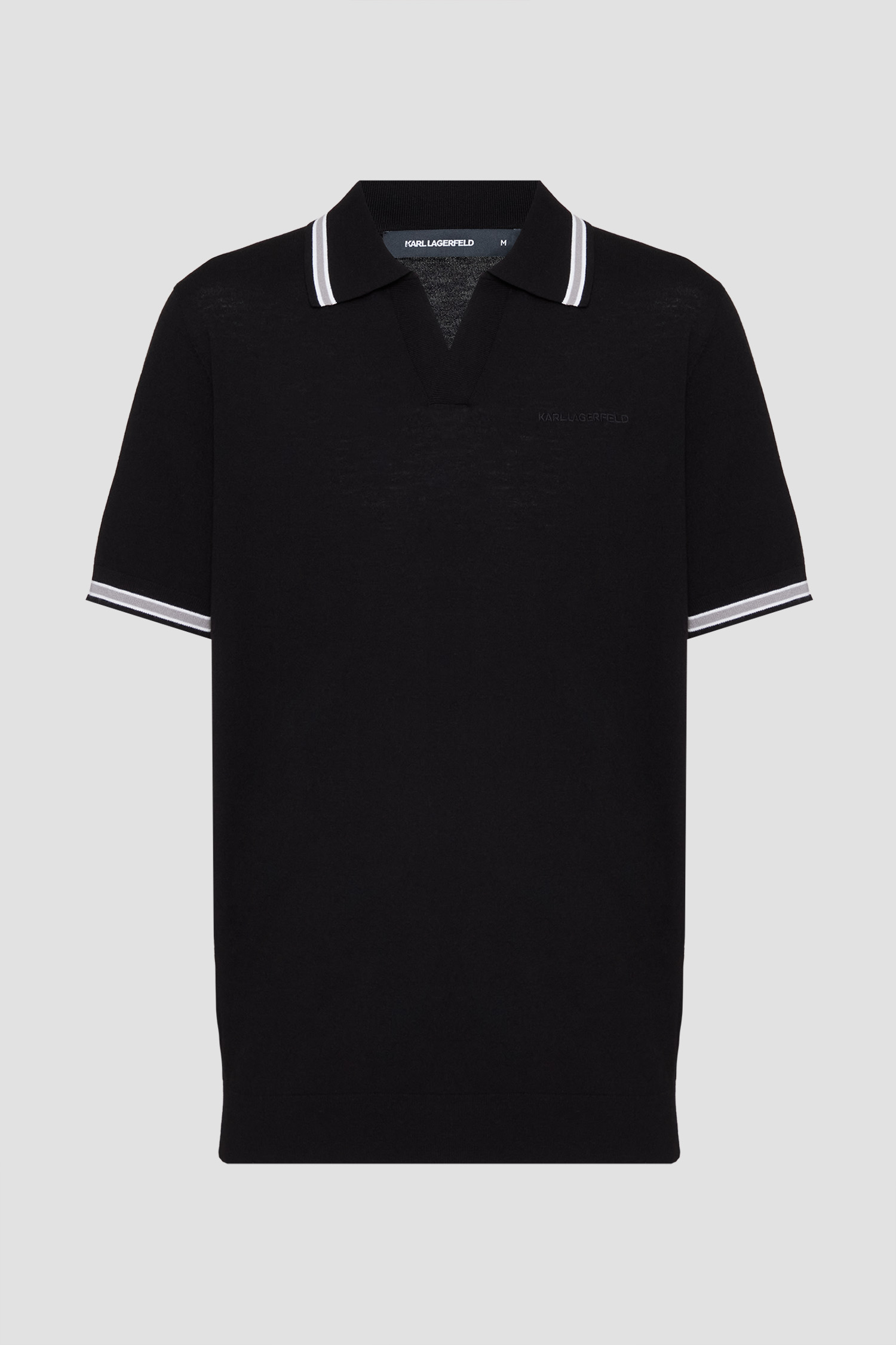 Чоловіче чорне поло Karl Lagerfeld 561302.655009;990