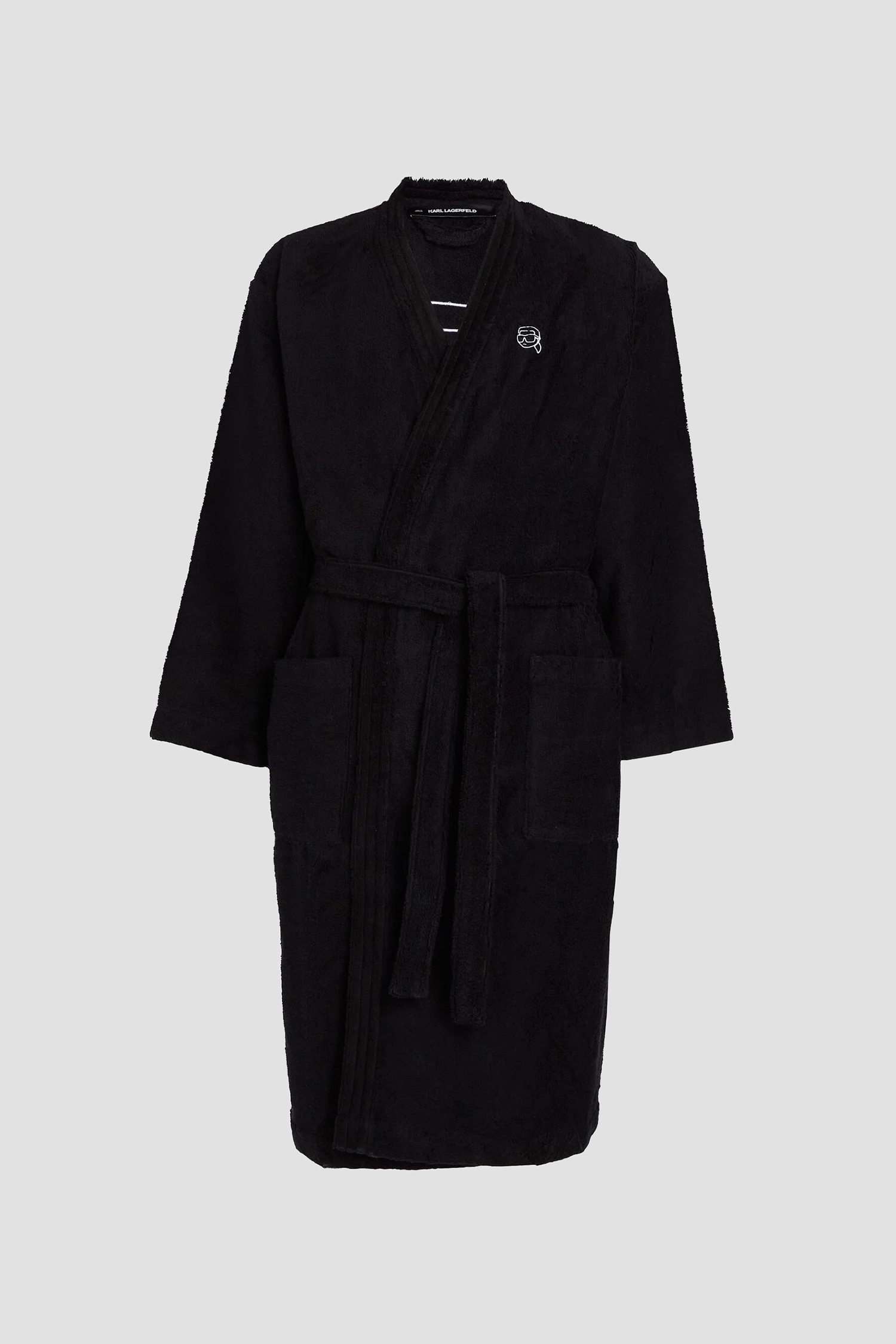 Чоловічий чорний халат Karl Lagerfeld A1M45011;999
