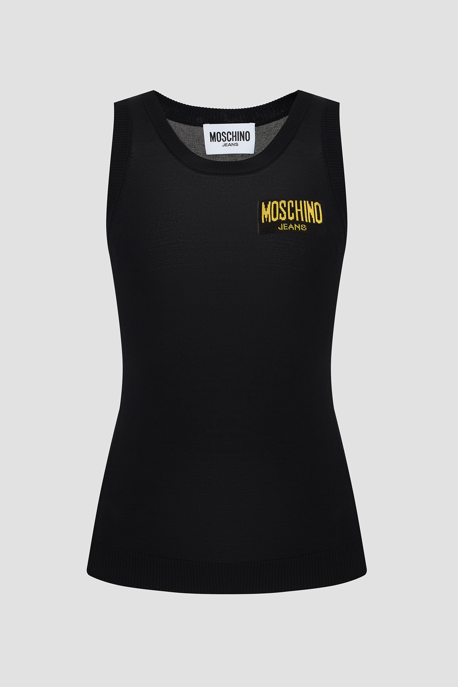 Женский черный топ Moschino V0886.3207;2555